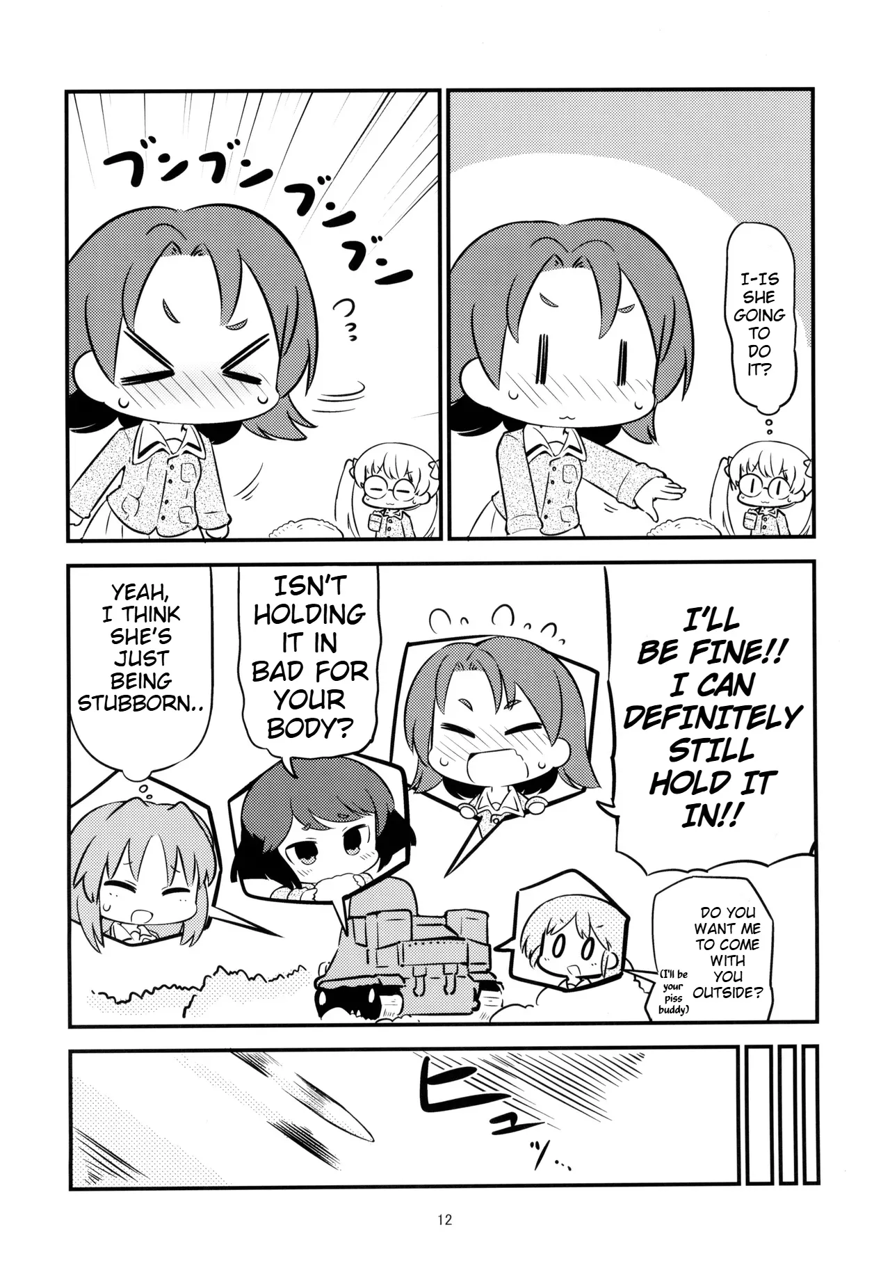 (C104) [Hanomidou (Hanomido)]AZUSA WAR!!(Girls und Panzer) [English] Page 11