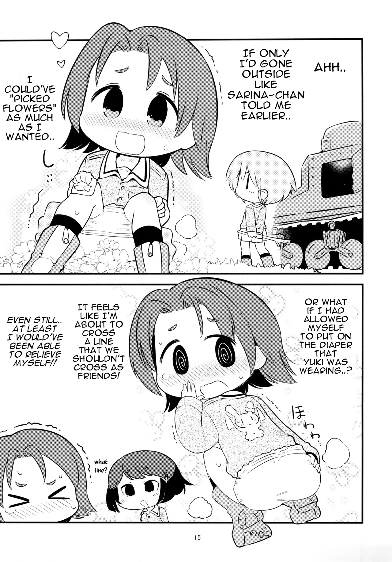 (C104) [Hanomidou (Hanomido)]AZUSA WAR!!(Girls und Panzer) [English] Page 14