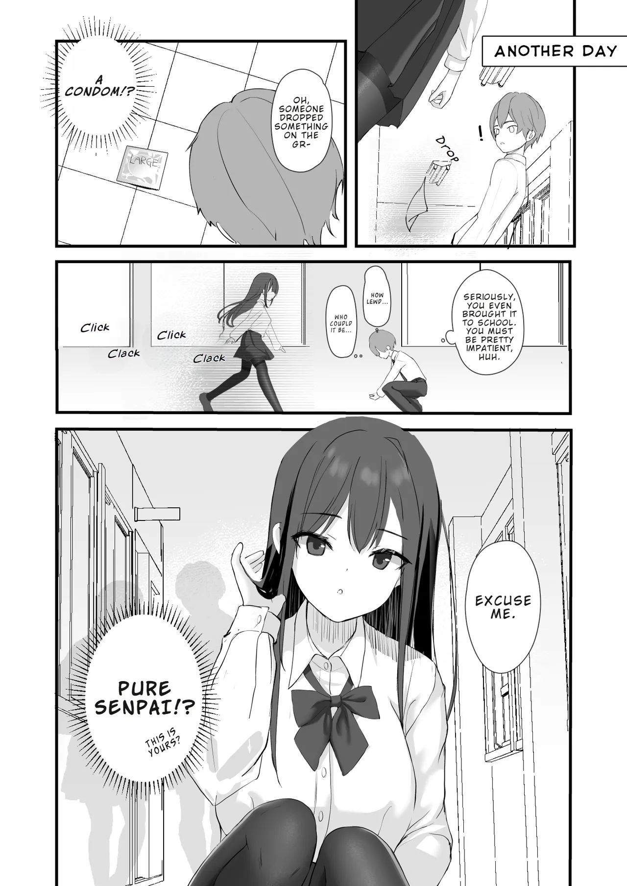 [47sp. (Takashina@Masato)]Seiso Senpai Seiyoku Tsuyoi - Neat senior with strong sexual desire[English] [Ballons translator] [Digital] Page 3