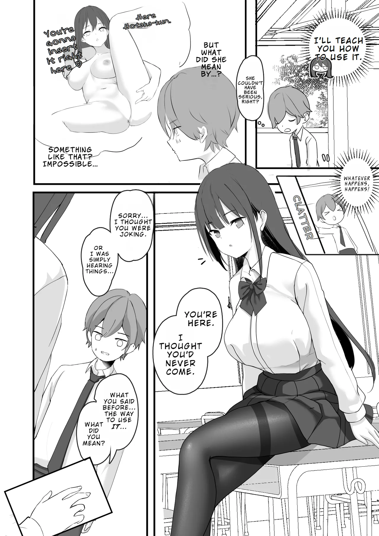 [47sp. (Takashina@Masato)]Seiso Senpai Seiyoku Tsuyoi - Neat senior with strong sexual desire[English] [Ballons translator] [Digital] Page 5