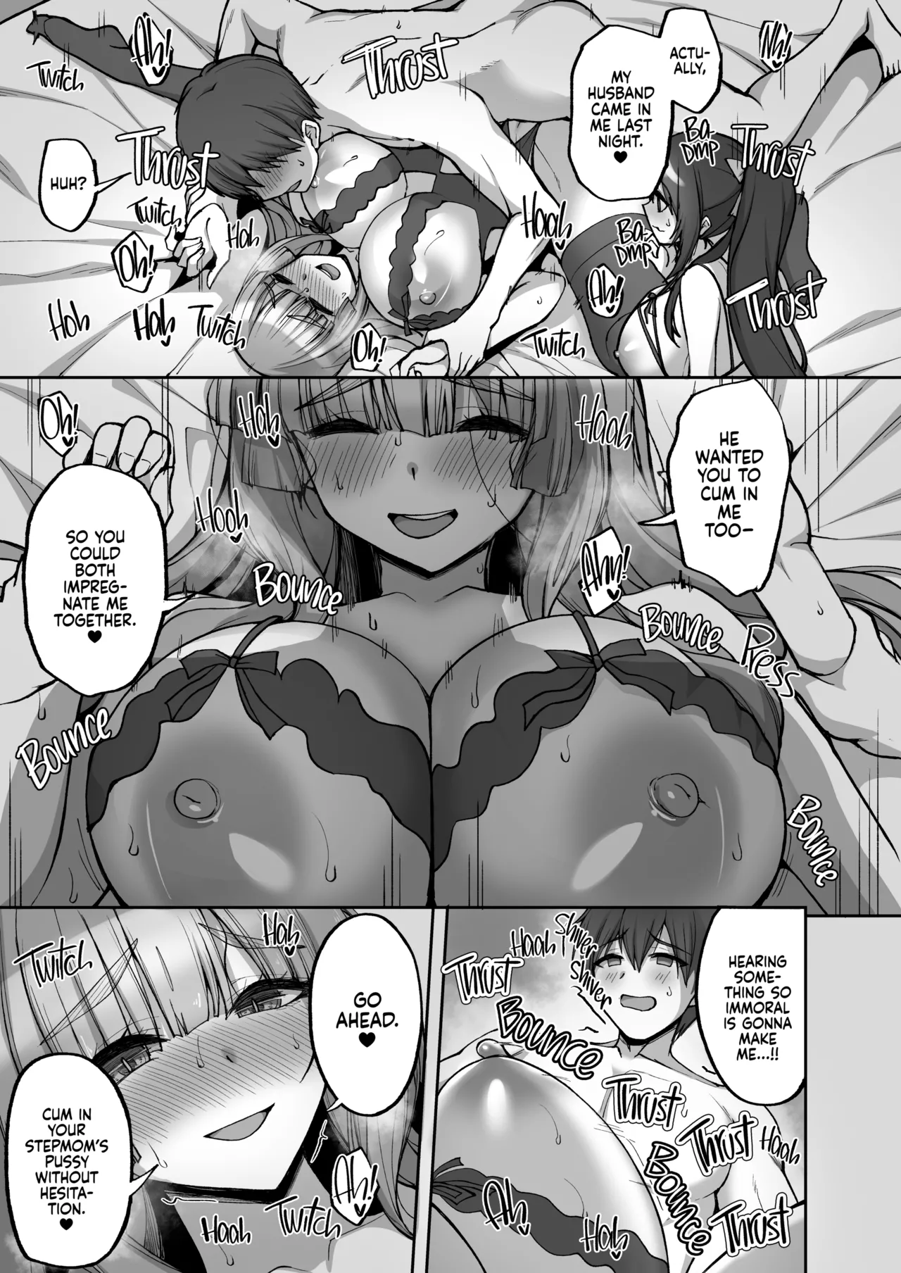 [Labomagi! (Takeda Aranobu)]Chishojo Fuuki Iin no Minna ni Ienai Inbi na Onegai 8 ~Bomai to Ane o Haramaseru Otomarikai Kouhen~[English] {2d-market.com} [Decensored] [Digital] Page 42