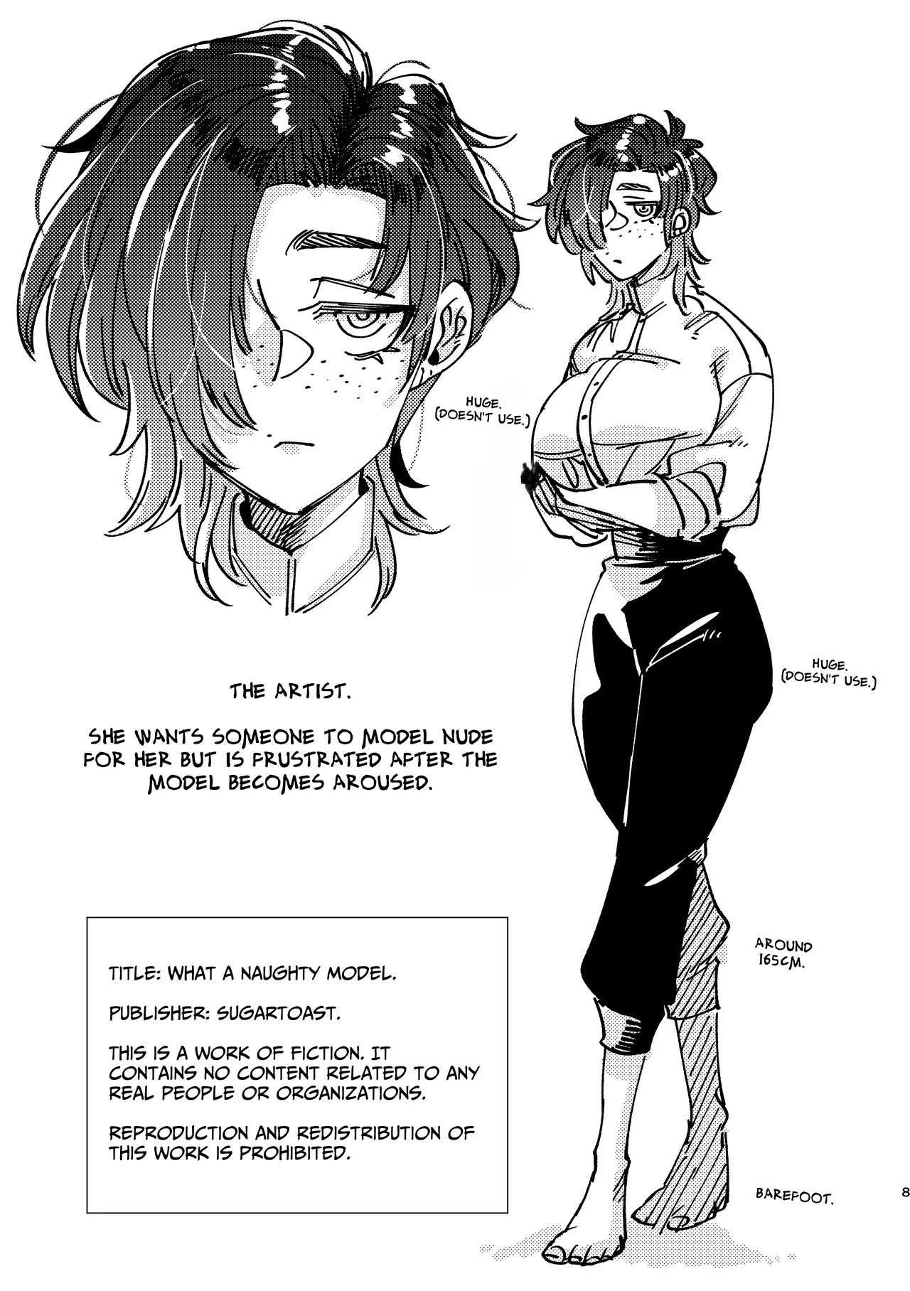 [SugarToast (Satou Zuke)]Model no Kuse ni Namaiki da. | What a naughty model.[English] [Leonardo DoJinshi] Page 9