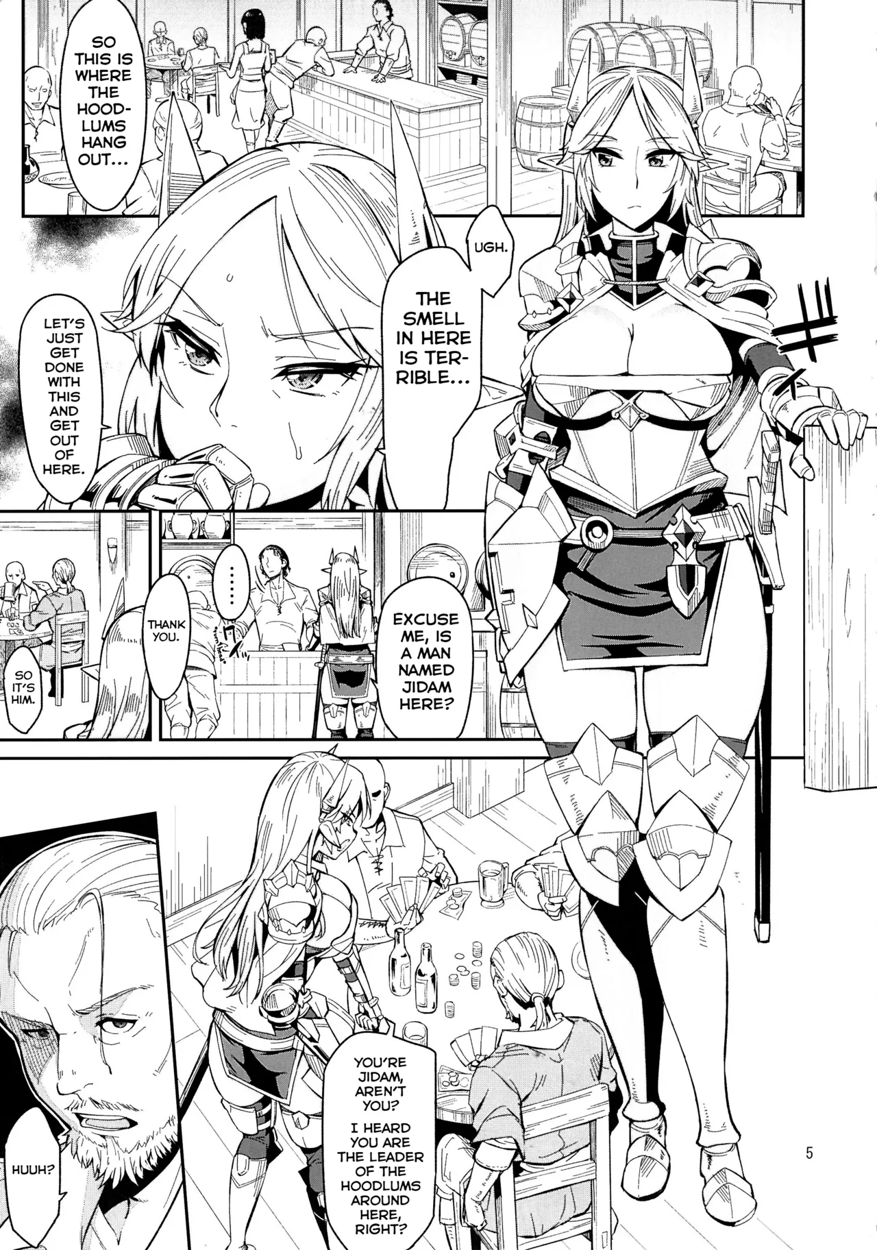 (C88) [Surface Tension (Orikuchi Hirata)]Elf no Kishi Amelia[English] [Shiranai Translations] Page 5