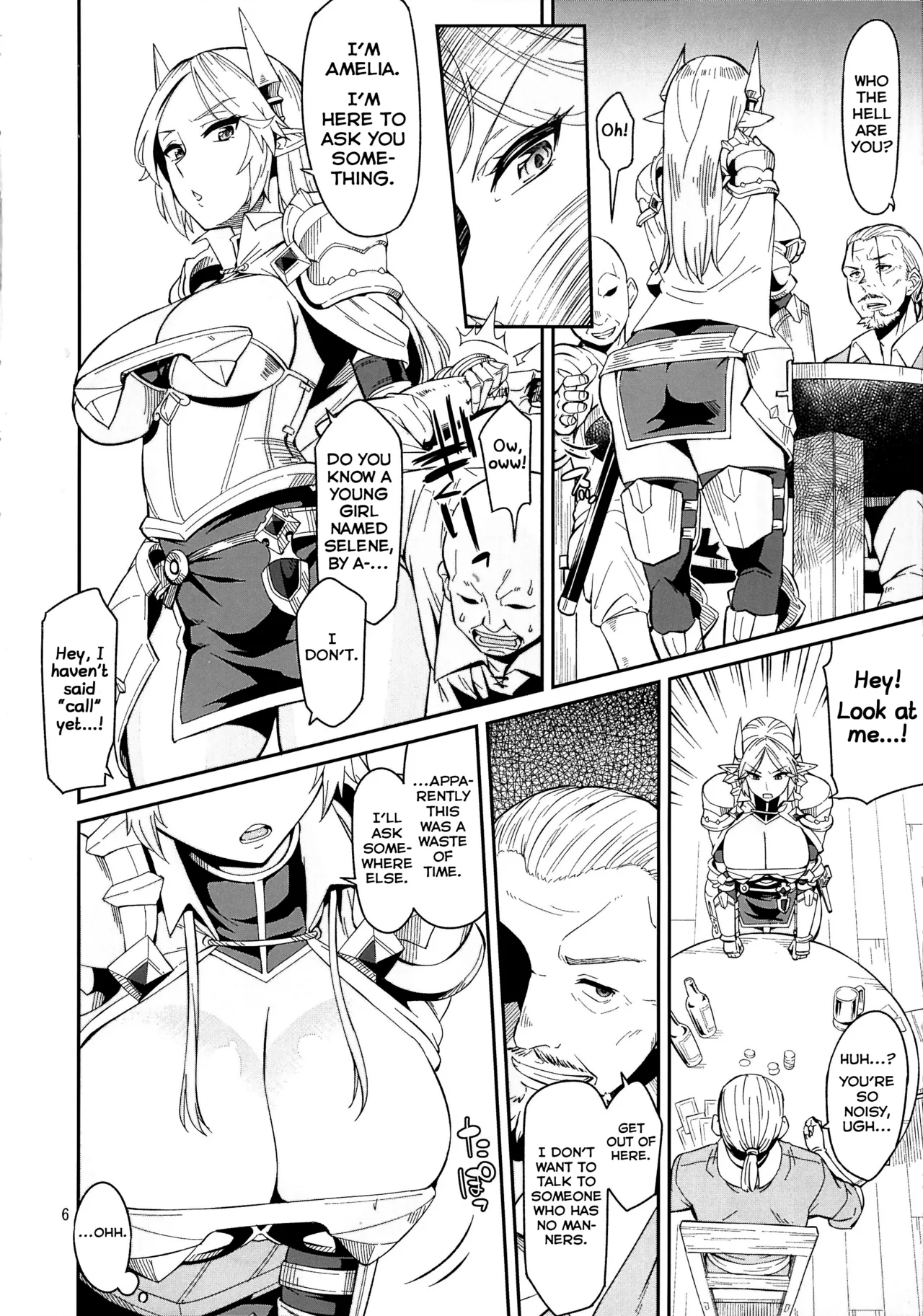 (C88) [Surface Tension (Orikuchi Hirata)]Elf no Kishi Amelia[English] [Shiranai Translations] Page 6