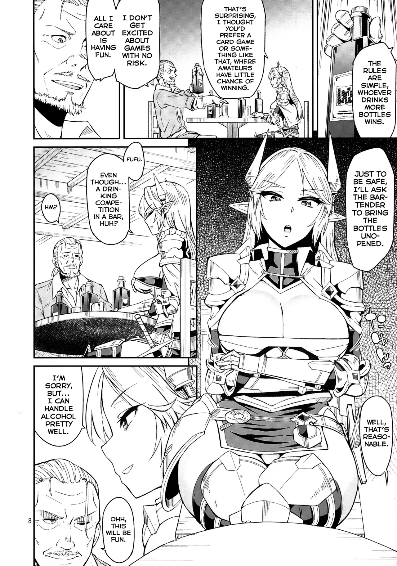 (C88) [Surface Tension (Orikuchi Hirata)]Elf no Kishi Amelia[English] [Shiranai Translations] Page 8