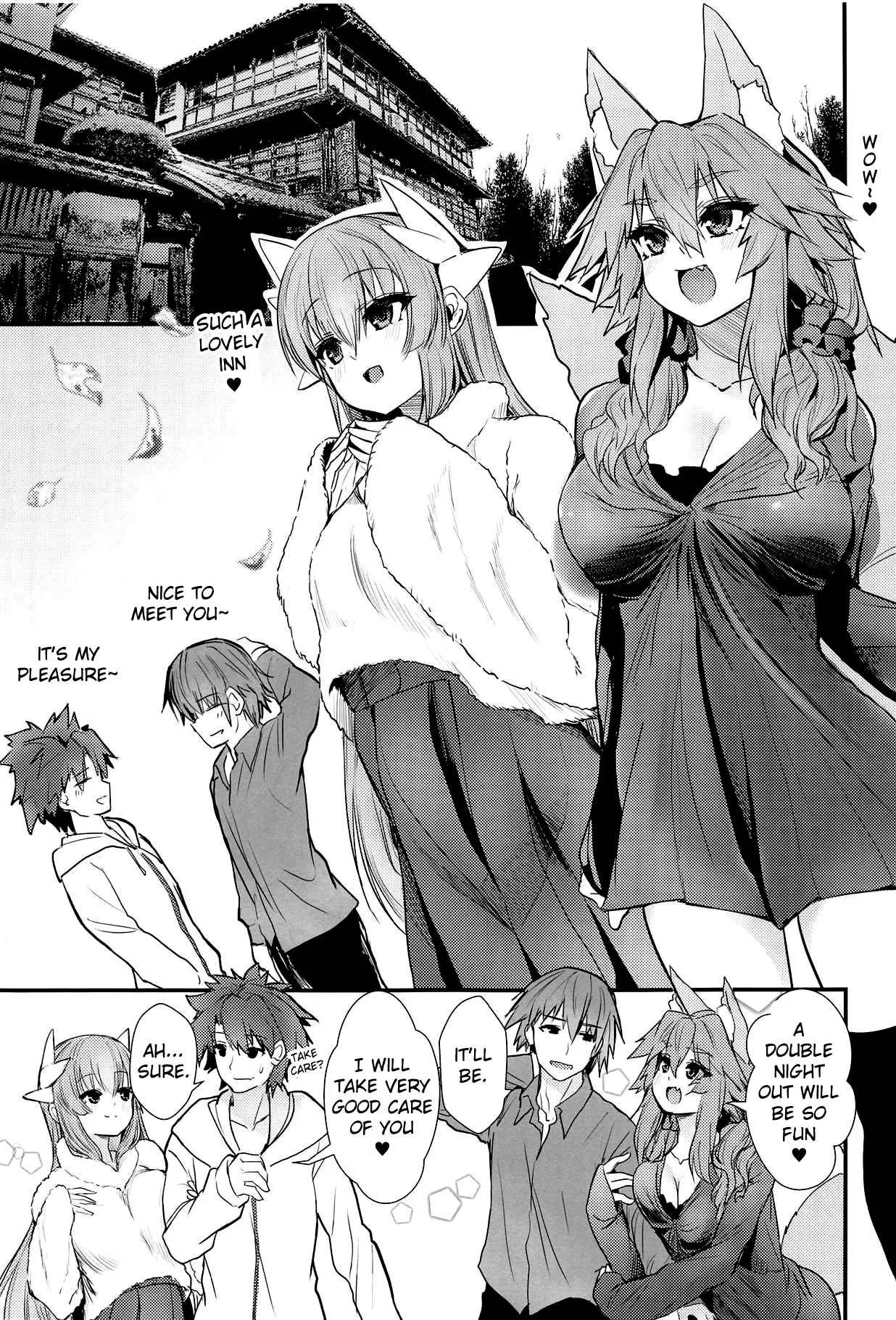 (C95) [Yamitsuki Honpo (Wise Speak)]Onsen, Yukemuri, Bijo Zekkei(Fate/Grand Order) [English] [Miracle Sanny TL] Page 2