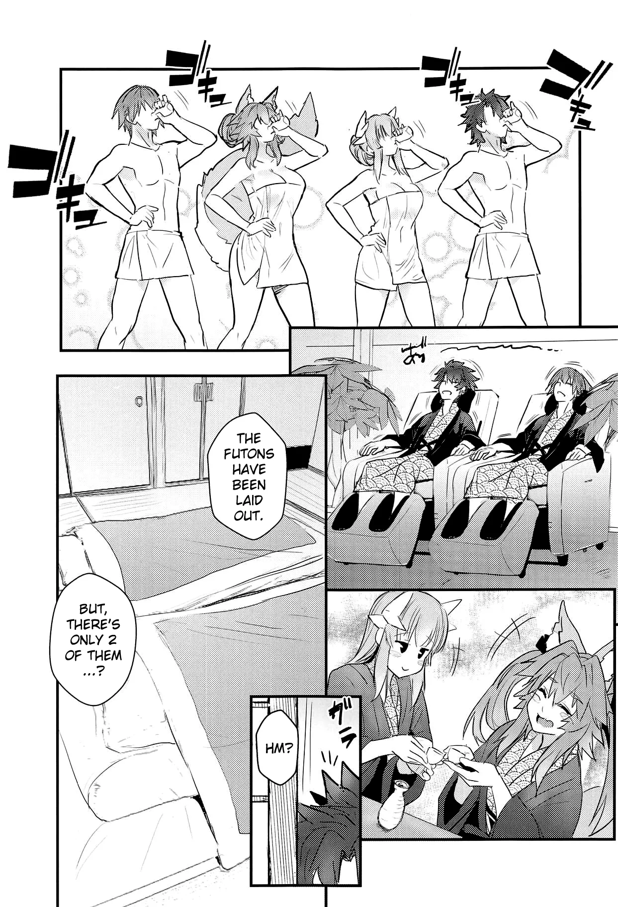 (C95) [Yamitsuki Honpo (Wise Speak)]Onsen, Yukemuri, Bijo Zekkei(Fate/Grand Order) [English] [Miracle Sanny TL] Page 8