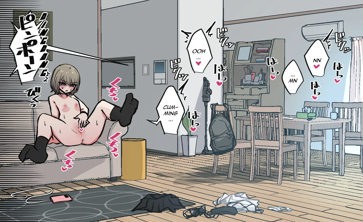 [torimogura]ribingu de kaihou onani-suru shinyu-chan | Best Friend-chan Masturbating Out in the Living Room[English] Page 5