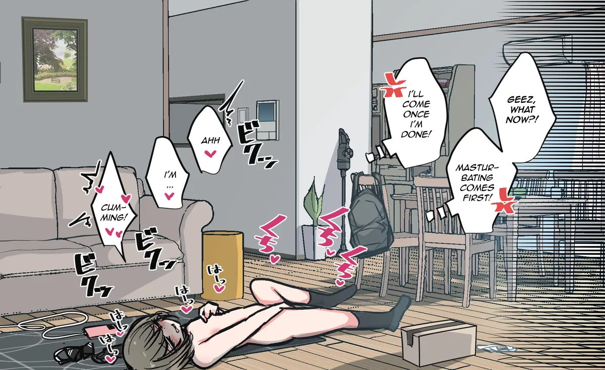 [torimogura]ribingu de kaihou onani-suru shinyu-chan | Best Friend-chan Masturbating Out in the Living Room[English] Page 9