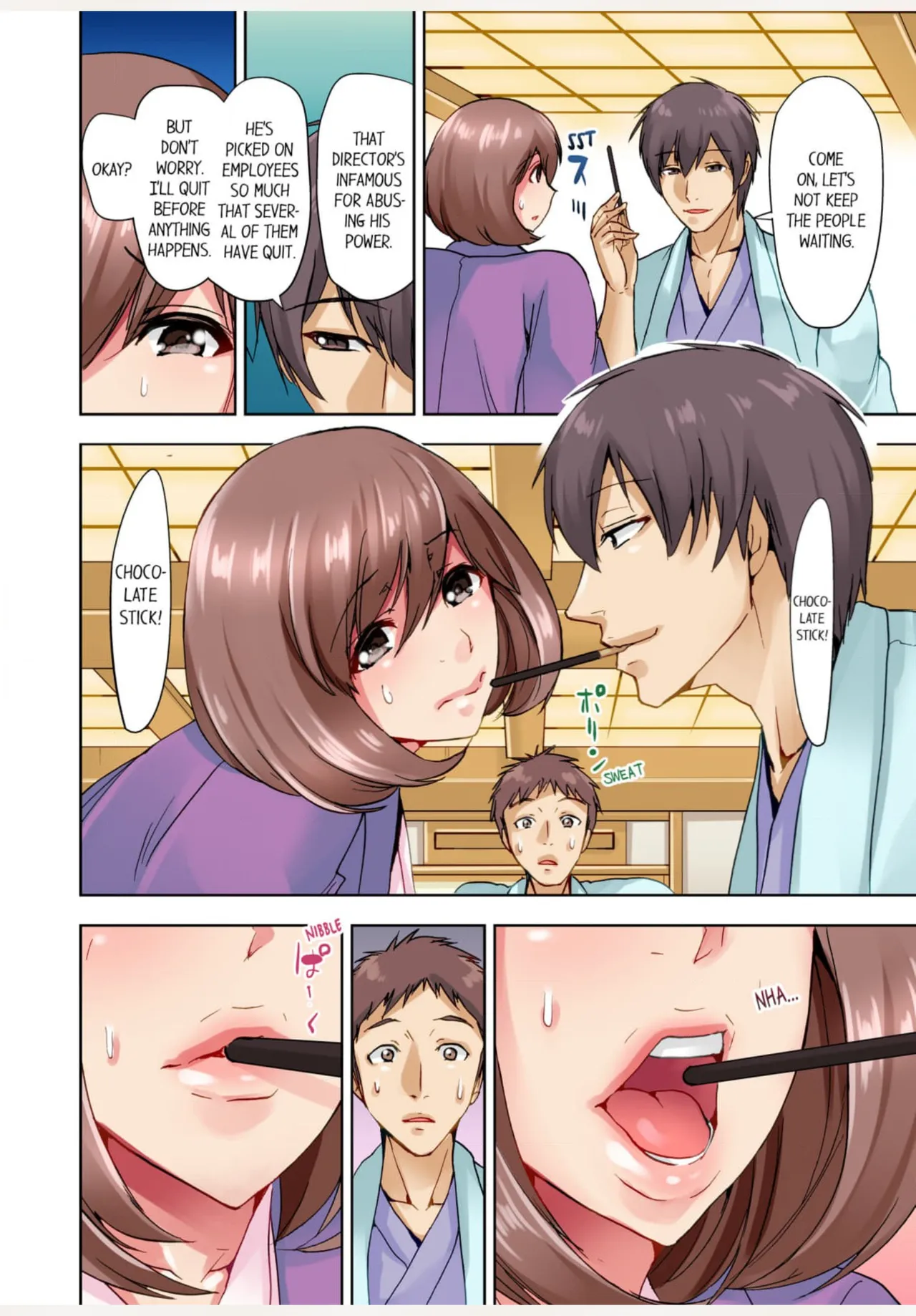 [Syo Aoi]Kekkon 3-Nen Me no Tsuma wa, Shain Ryokou Chuu ni Otto no Yoko de Netorareru! 1 | Netorare With a Busty Wife on a Company Trip 1[English] Page 11