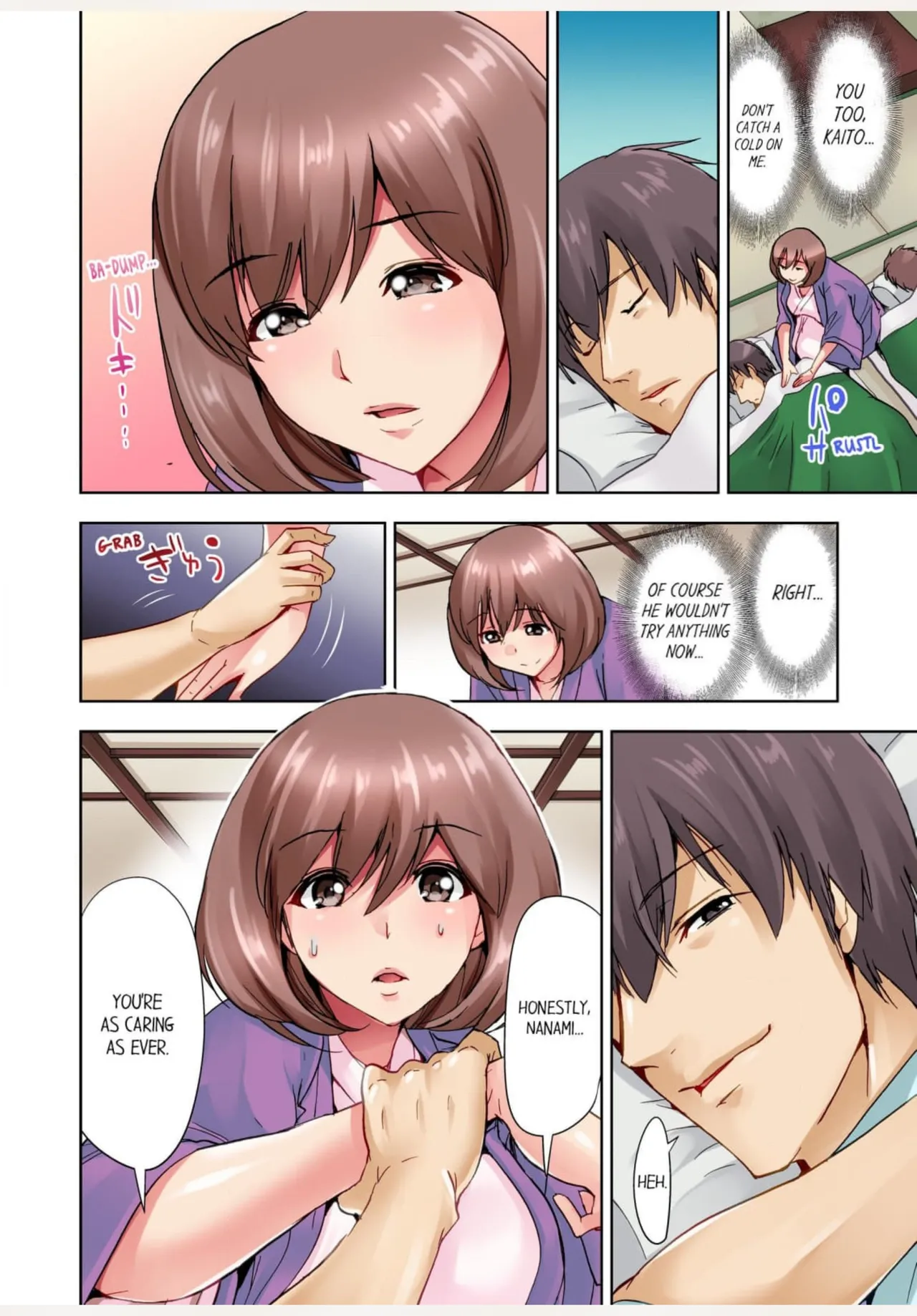 [Syo Aoi]Kekkon 3-Nen Me no Tsuma wa, Shain Ryokou Chuu ni Otto no Yoko de Netorareru! 1 | Netorare With a Busty Wife on a Company Trip 1[English] Page 17