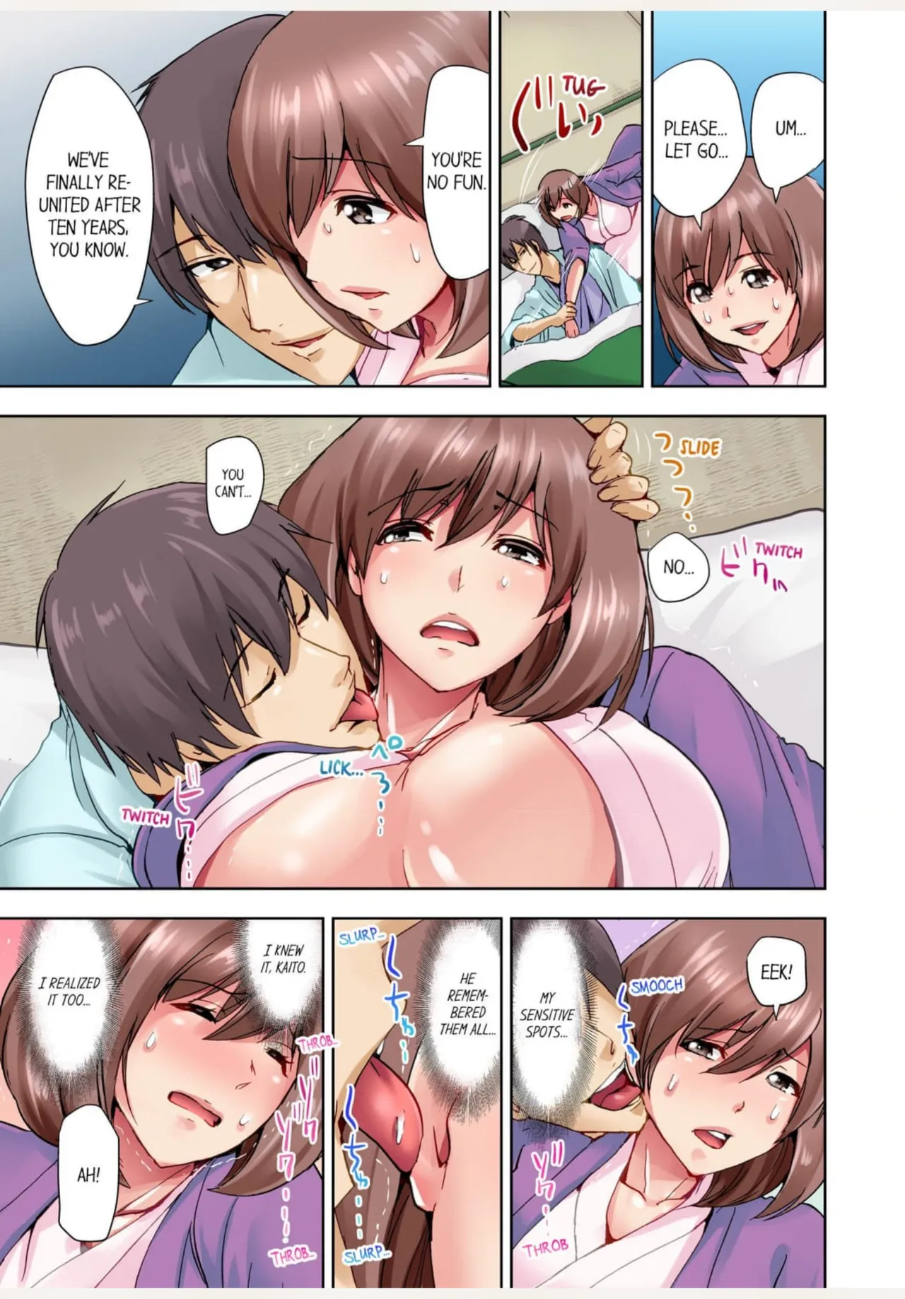 [Syo Aoi]Kekkon 3-Nen Me no Tsuma wa, Shain Ryokou Chuu ni Otto no Yoko de Netorareru! 1 | Netorare With a Busty Wife on a Company Trip 1[English] Page 18