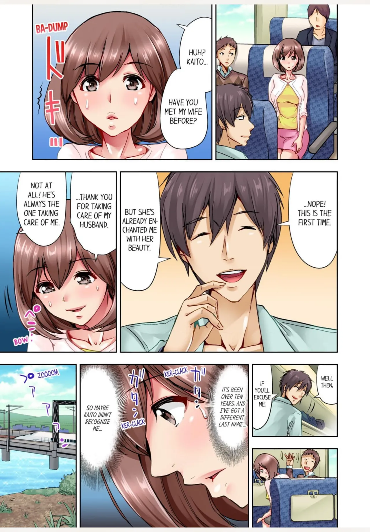 [Syo Aoi]Kekkon 3-Nen Me no Tsuma wa, Shain Ryokou Chuu ni Otto no Yoko de Netorareru! 1 | Netorare With a Busty Wife on a Company Trip 1[English] Page 4