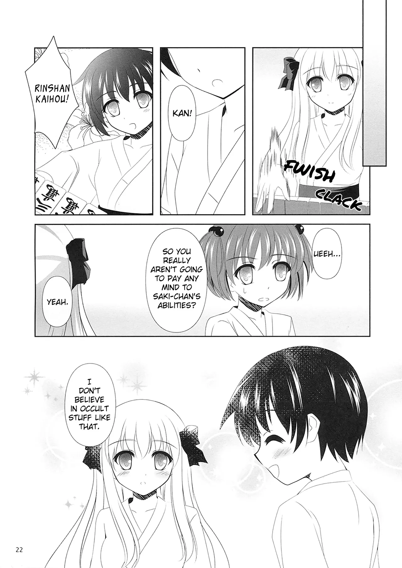 (C84) [Hukakuteiseigenri (T.cylinder)]SAKI×NODO(-Saki-) [English] Page 21