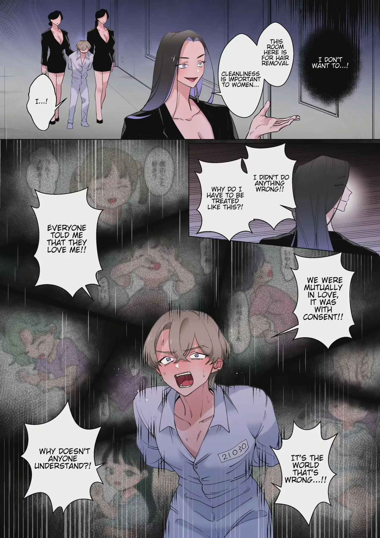 [Teriyaki Sasami Donburi (Teriyaki Sasami)] [onna x otoko] [Gyaku re ￮ pu]Welcome to Harem ~sei hanzai-sha-tachi ga futanari josei-tachi ni omocha ni sa reru hanashi~ | [Futanari x Man] [Reverse Rape] Welcome to Harem ~A story of sex offenders being used as toys by futanari women~[English] [Mullarki] Page 12