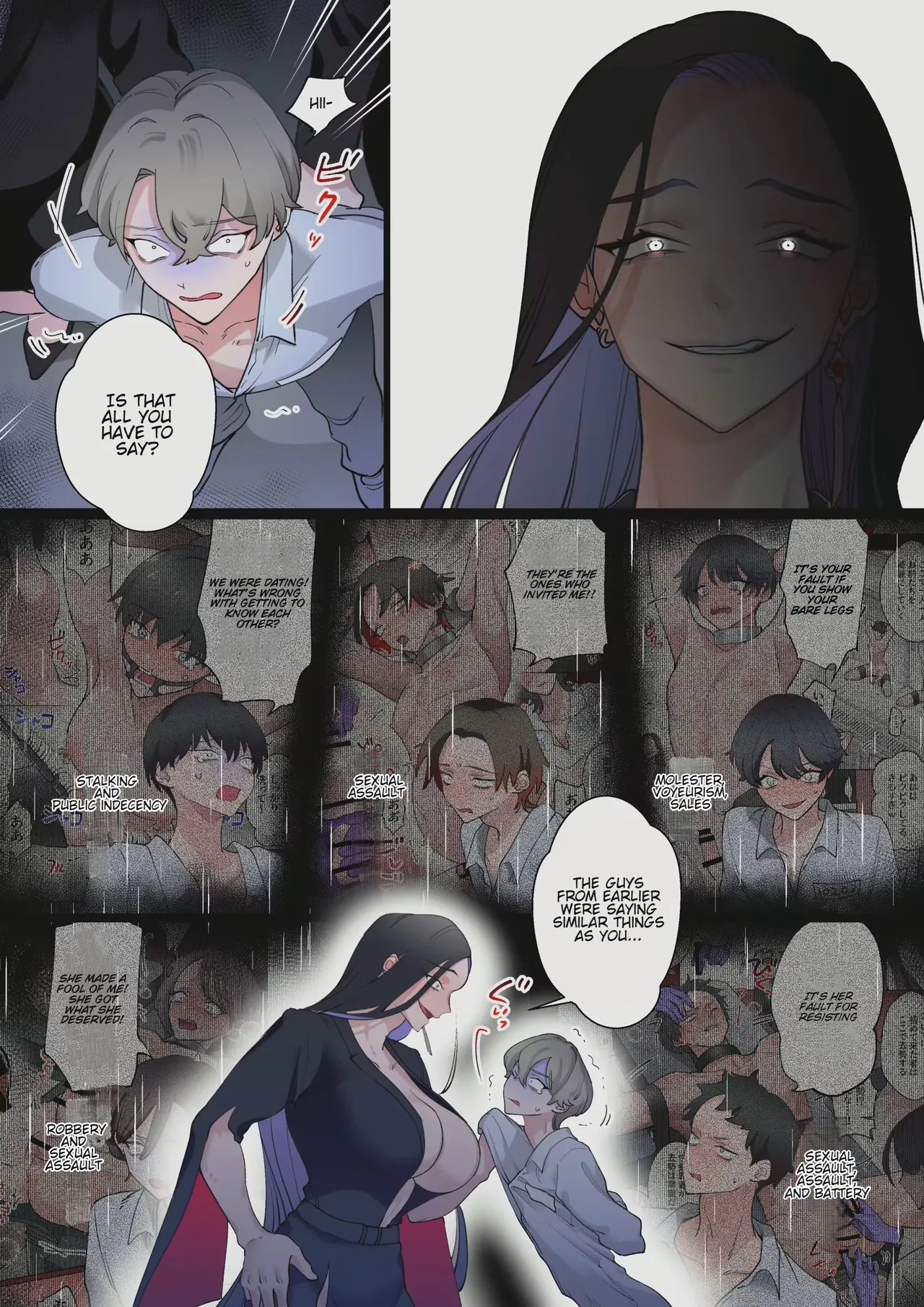 [Teriyaki Sasami Donburi (Teriyaki Sasami)] [onna x otoko] [Gyaku re ￮ pu]Welcome to Harem ~sei hanzai-sha-tachi ga futanari josei-tachi ni omocha ni sa reru hanashi~ | [Futanari x Man] [Reverse Rape] Welcome to Harem ~A story of sex offenders being used as toys by futanari women~[English] [Mullarki] Page 13