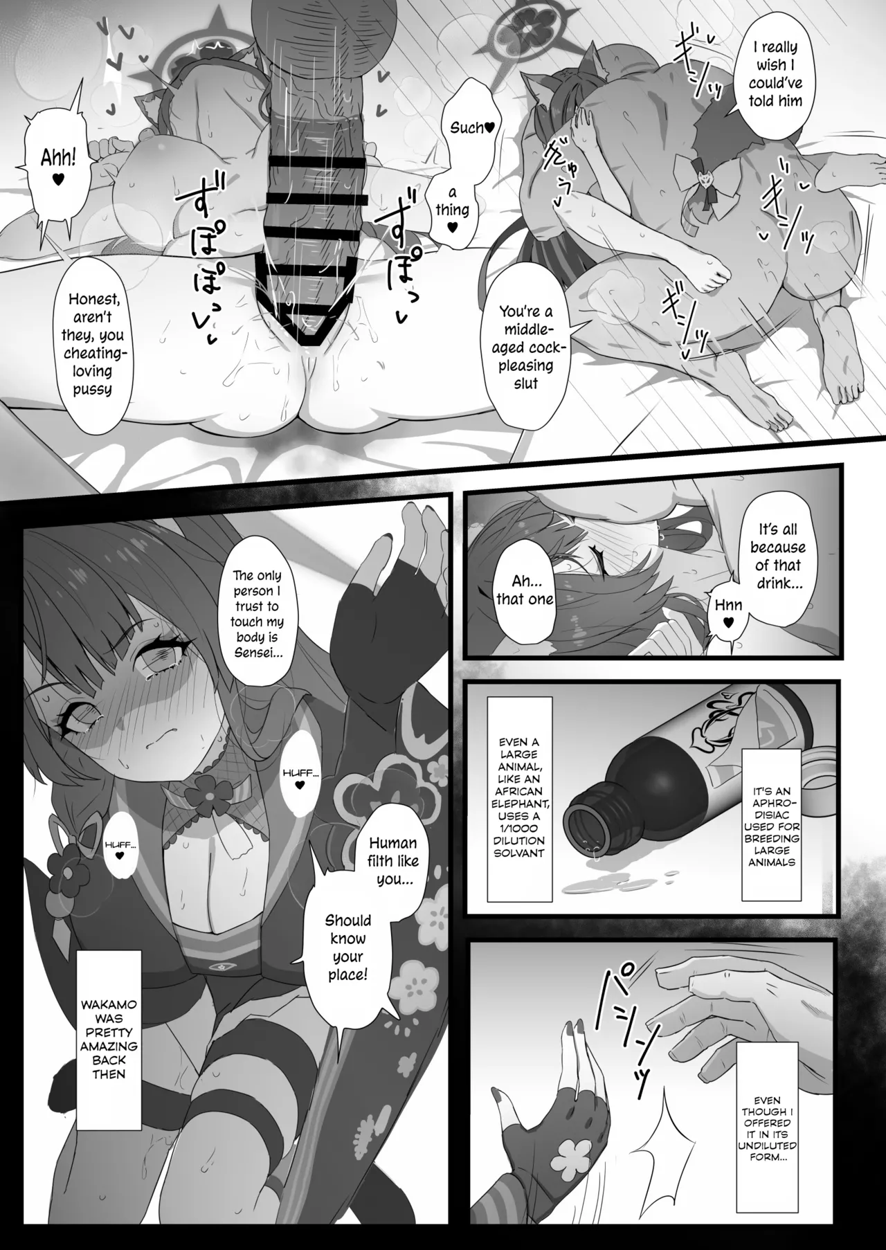 [Ijisura Cos (Saishow)]Wakamo to Zetsurin Chuunen Dansei Youmuin | Wakamo and the Incredibly Lively Middle-Aged Male Janitor(Blue Archive) [English] [DKKMD Translations] [Digital] Page 6