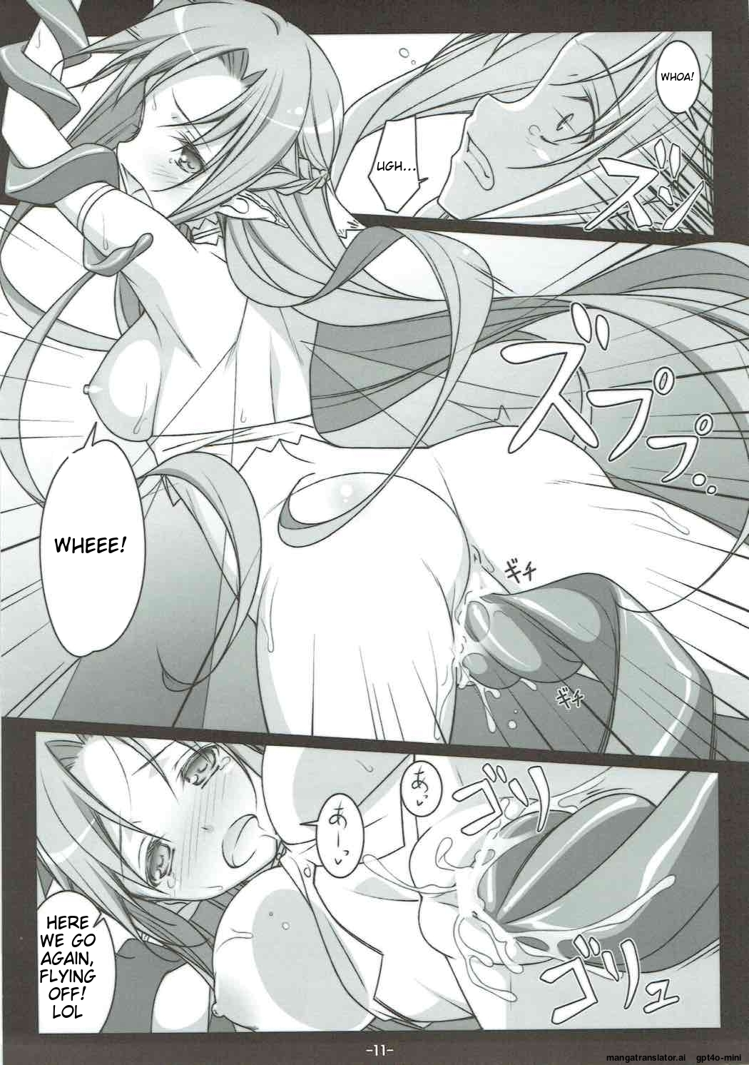 (C83) [Yuusha-sama Go-ikkou (Nemigi Tsukasa)]FOOL'S GARDEN(Sword Art Online) [English] [AI Translated] Page 9