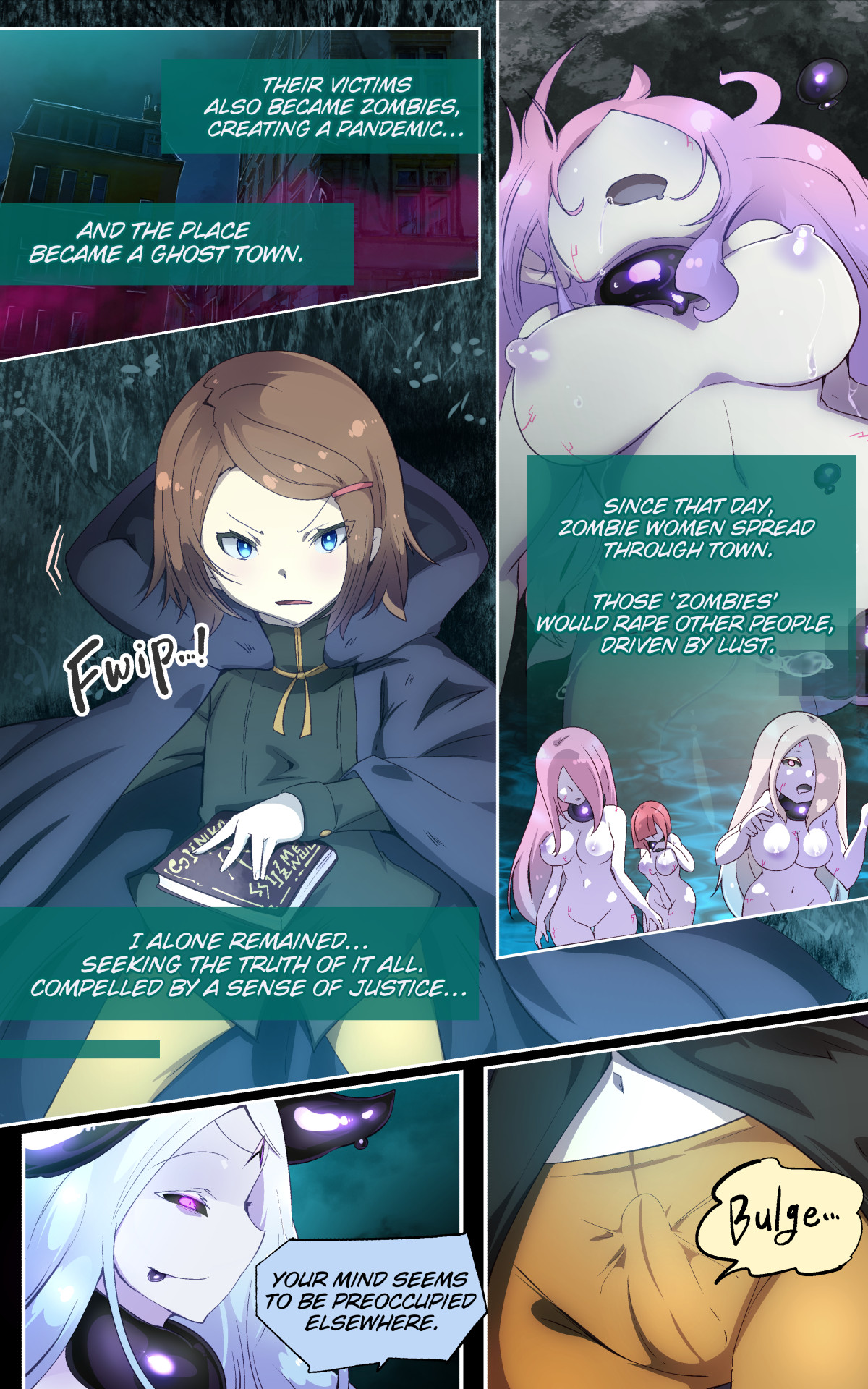 [Yasemura lo-ru (Teishoku, Toyono Kitsune.)]Midara na Jashin o Minukarete Kimi ga TS Inma ni Ochiru Manga -Inkou Gekka no Kansen Midara- | Dark Desires Under the Moonlight[English] Page 8