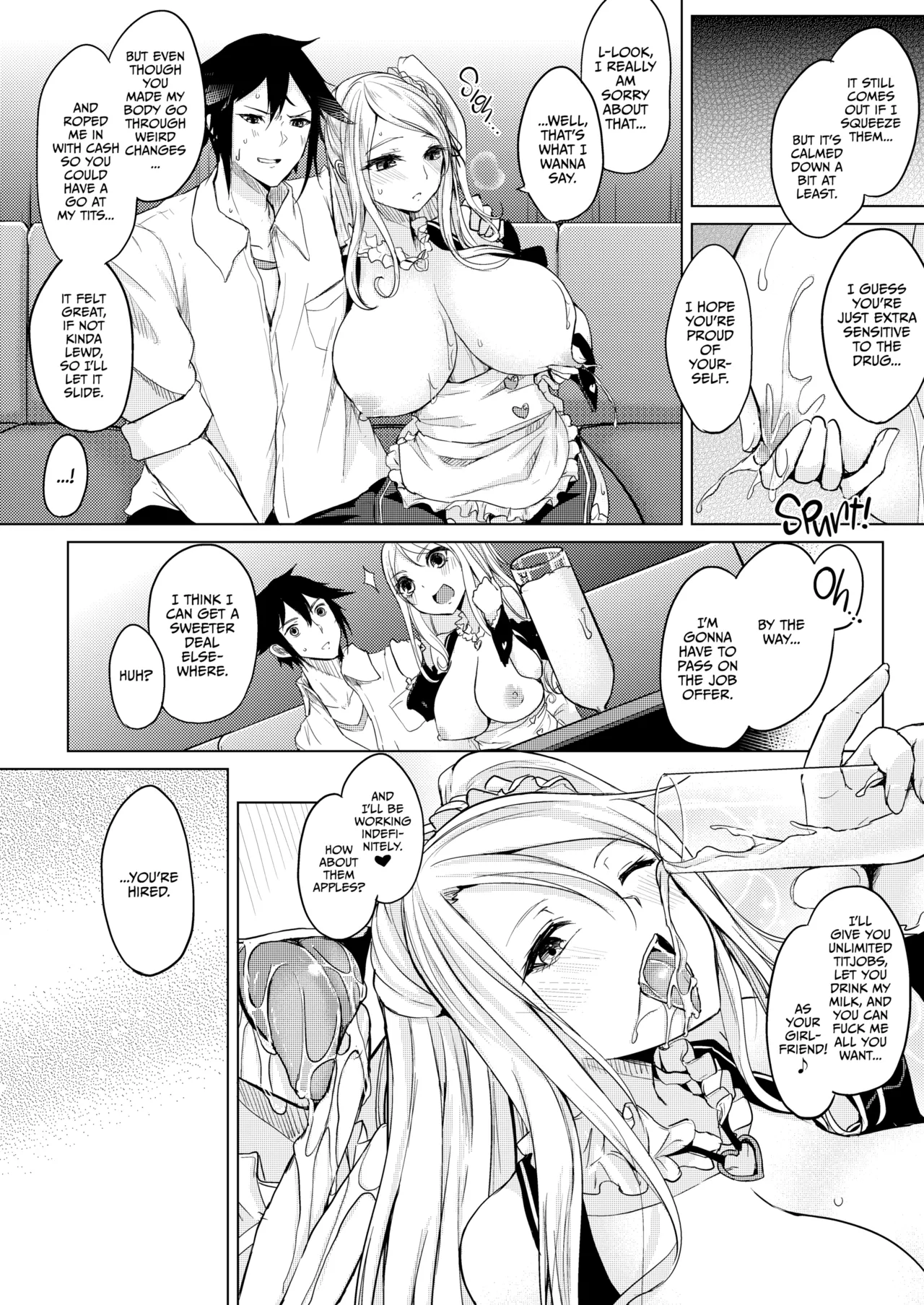 [Kurokawa Otogi]Netemo Sametemo Chichi Bakari | All I Want is Milk, Wheter I'm Awake or Asleep[English] Page 28