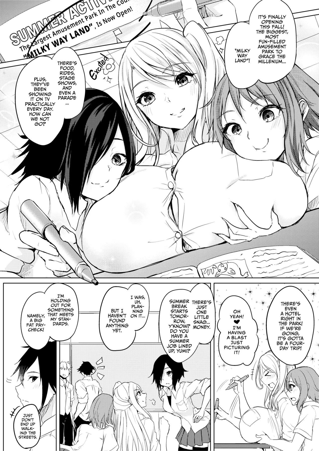 [Kurokawa Otogi]Netemo Sametemo Chichi Bakari | All I Want is Milk, Wheter I'm Awake or Asleep[English] Page 5
