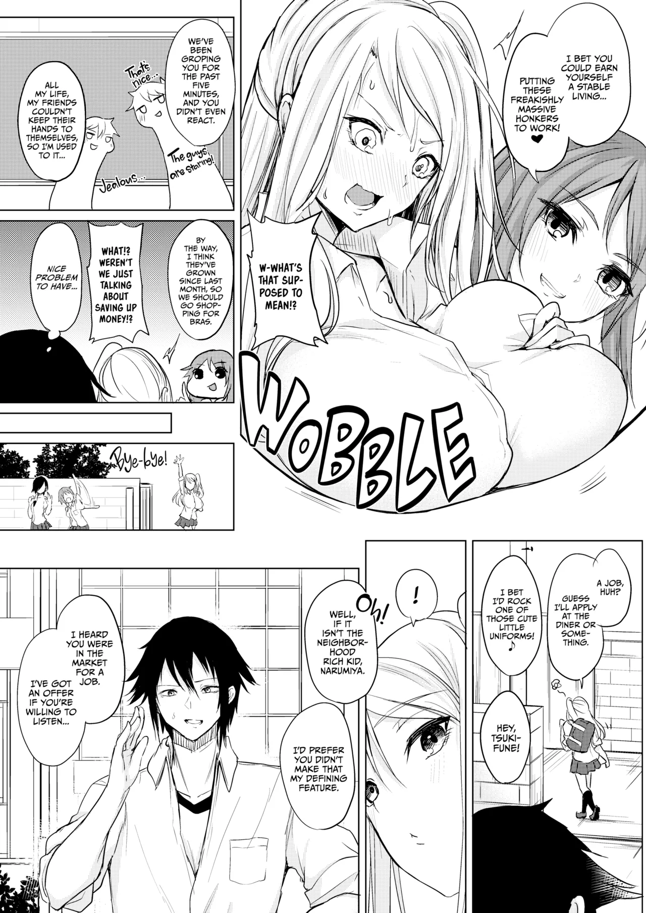 [Kurokawa Otogi]Netemo Sametemo Chichi Bakari | All I Want is Milk, Wheter I'm Awake or Asleep[English] Page 6
