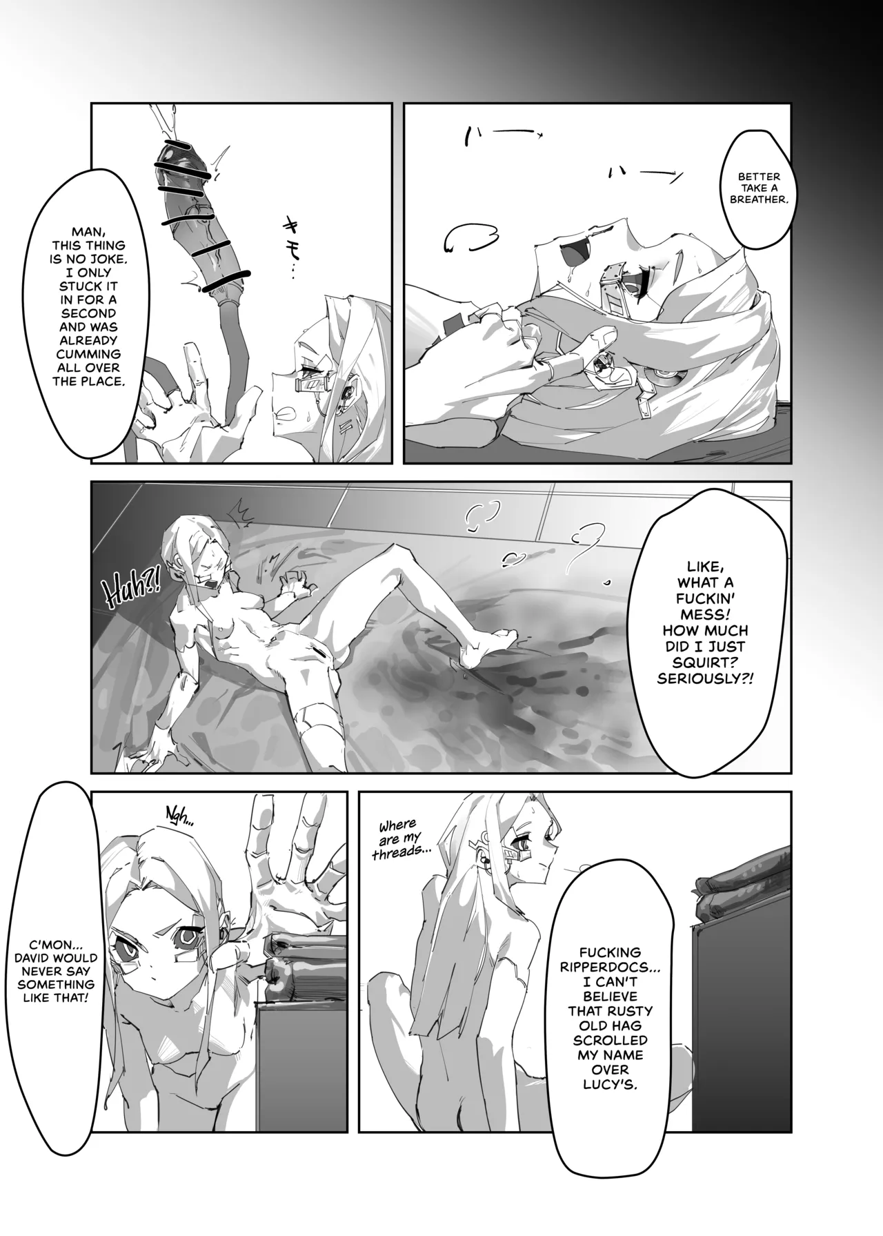[Basashi Mori (Gouda)]REBECCA'S REGRET(Cyberpunk: Edgerunners) [English] [head empty] [Digital] Page 14