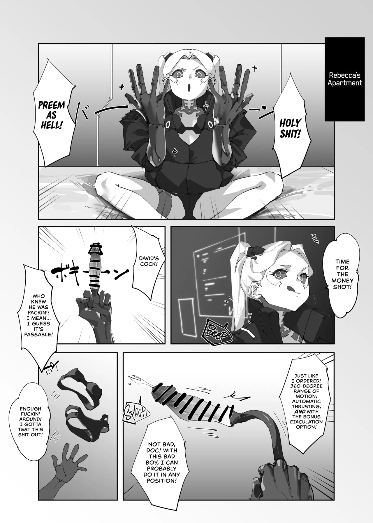 [Basashi Mori (Gouda)]REBECCA'S REGRET(Cyberpunk: Edgerunners) [English] [head empty] [Digital] Page 6
