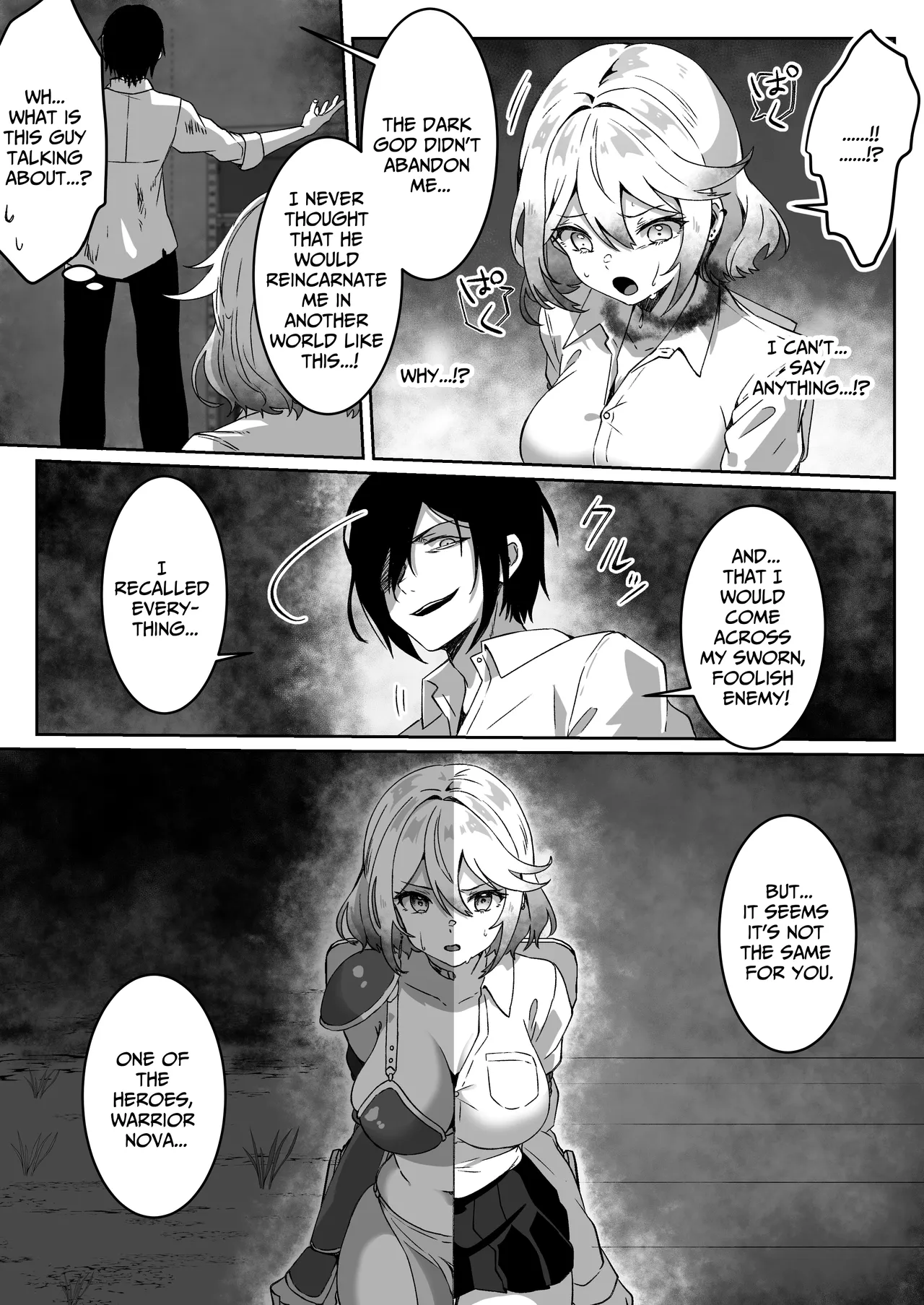 [Yumemi Dream Land (Yumemi Gachi)]Isekai kara Tensei shita Ore wa Yami no Chikara de Yuusha Party ni Fukushuu suru -Onna Senshi Hen- | [ENG Ver.] After Isekai Reincarnating, I Use Dark Powers To Get Revenge On The Hero Party ~Warrioress~[English] [Kamijoan] Page 15