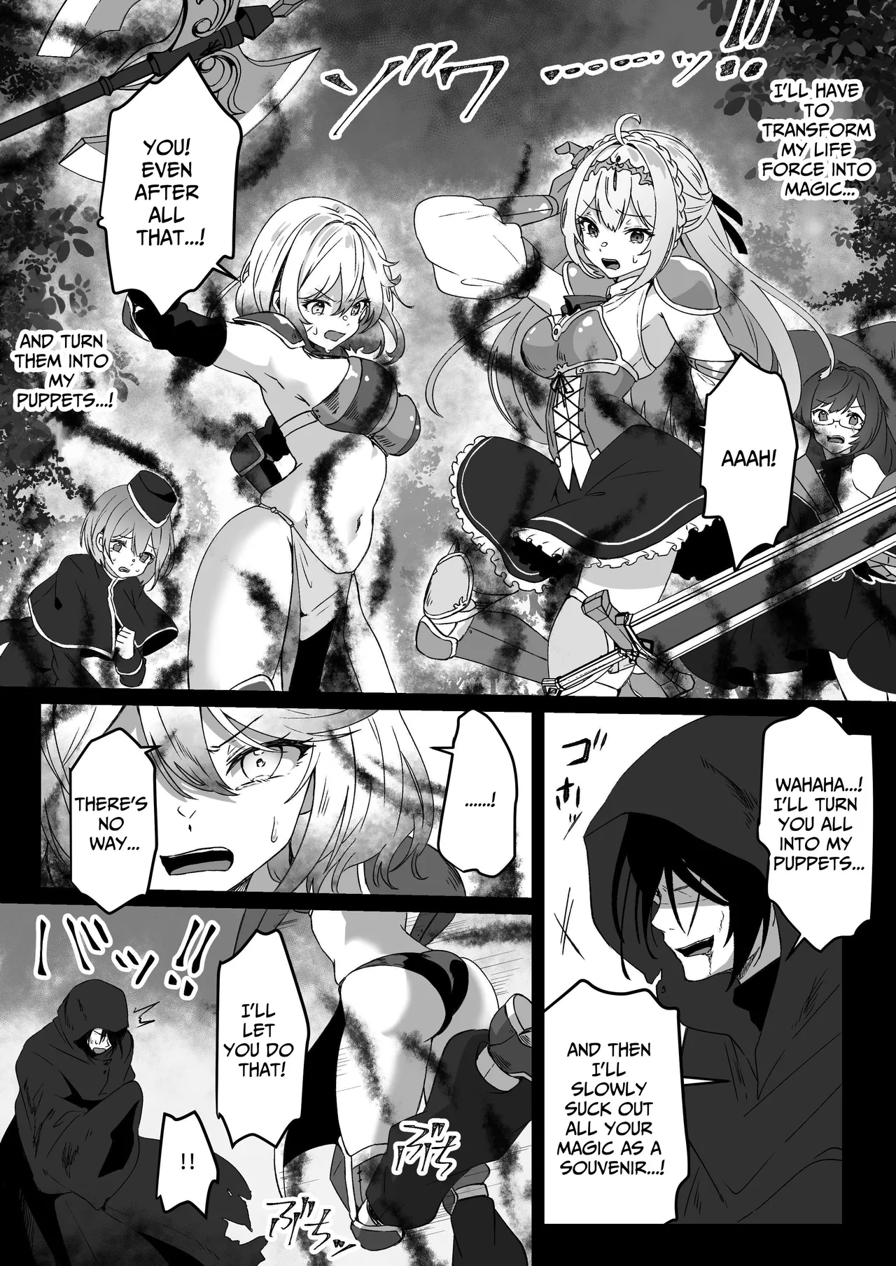 [Yumemi Dream Land (Yumemi Gachi)]Isekai kara Tensei shita Ore wa Yami no Chikara de Yuusha Party ni Fukushuu suru -Onna Senshi Hen- | [ENG Ver.] After Isekai Reincarnating, I Use Dark Powers To Get Revenge On The Hero Party ~Warrioress~[English] [Kamijoan] Page 9