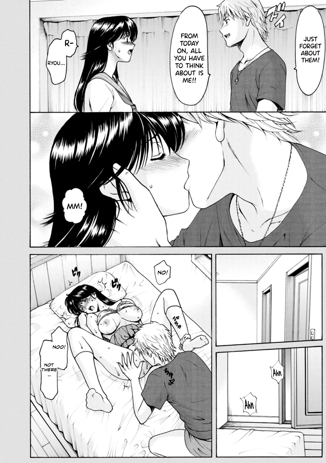 [Hoshino Ryuichi]Hitozuma no Kao ~Anal o Karareta Onna-tachi~[English] [Digital] [biribiri] Page 108
