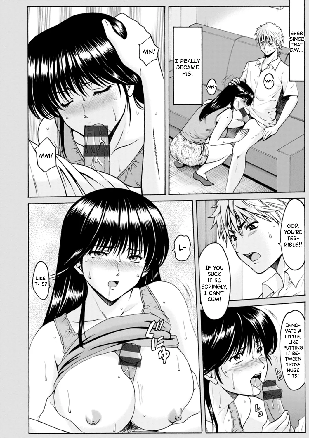 [Hoshino Ryuichi]Hitozuma no Kao ~Anal o Karareta Onna-tachi~[English] [Digital] [biribiri] Page 110