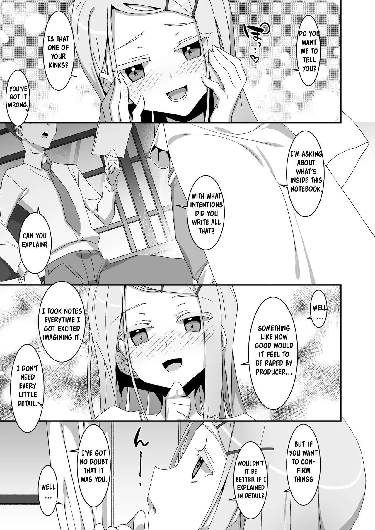 [TIES (Takei Ooki)]Hiro to Note.  | Hiro's Notebook(Gakuen IDOLM@STER) [English] [Digital] Page 5