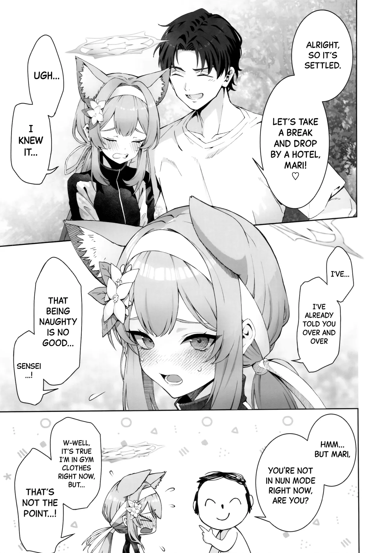 (C104) [Izumiya (Mikoma Sanagi)]Iochi Mari wa Furachi na Mari | Iochi Mari being a Naughty Mari(Blue Archive)[English][Black Grimoires] Page 6