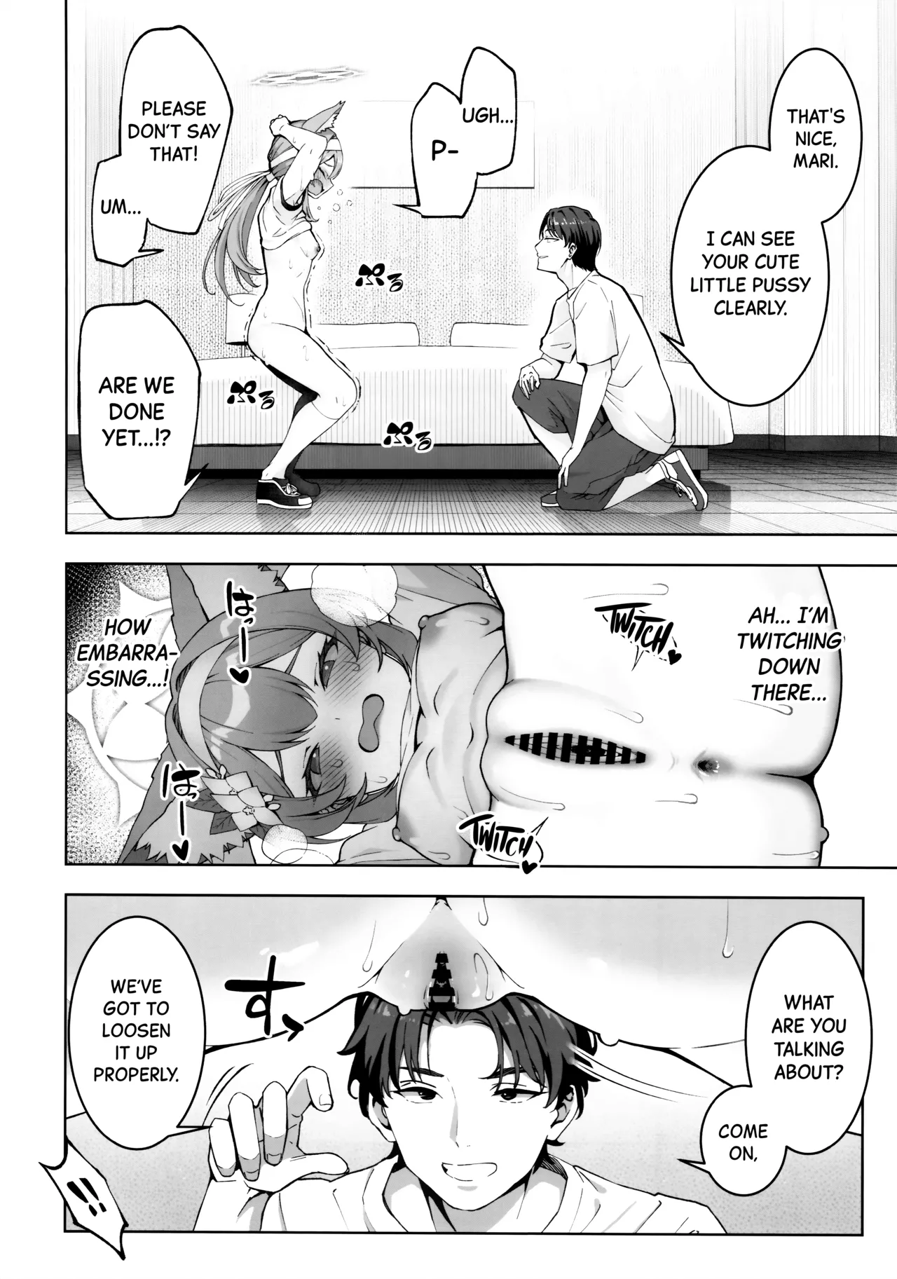 (C104) [Izumiya (Mikoma Sanagi)]Iochi Mari wa Furachi na Mari | Iochi Mari being a Naughty Mari(Blue Archive)[English][Black Grimoires] Page 9