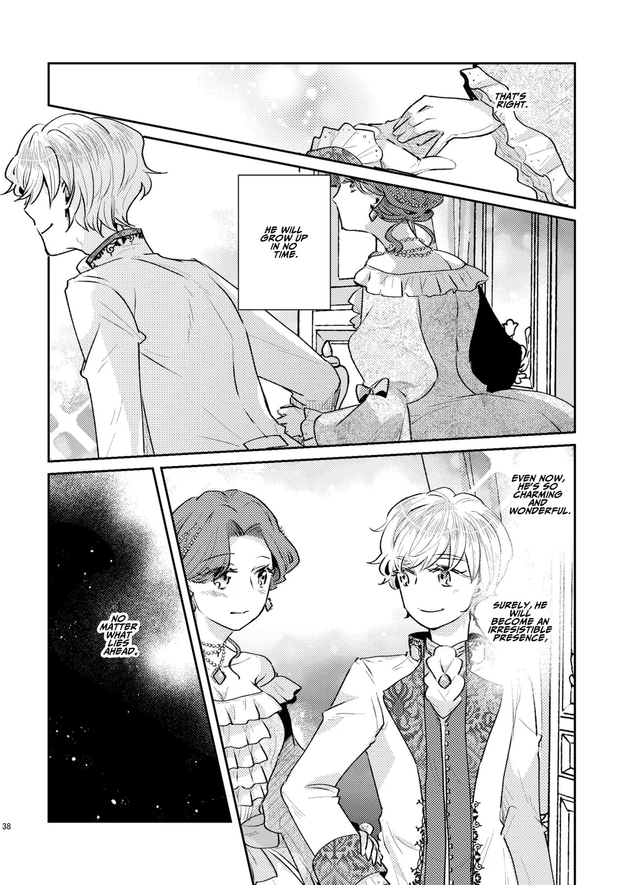 [Guzunoro. (Arishiro Ichiya)]Shounen Ou to Toshiue Ouhi past days[English] [ADTL] Page 39