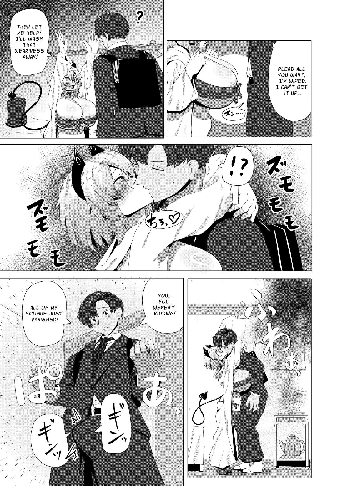 [Saikutsu Kichi (Kagarimachi Ame)]Dojikko Succubus no Ukkari Hard Ecchi | The Clumsy Succubus Stumbles Into Hardcore Sex![English] [Zoubachan] Page 5