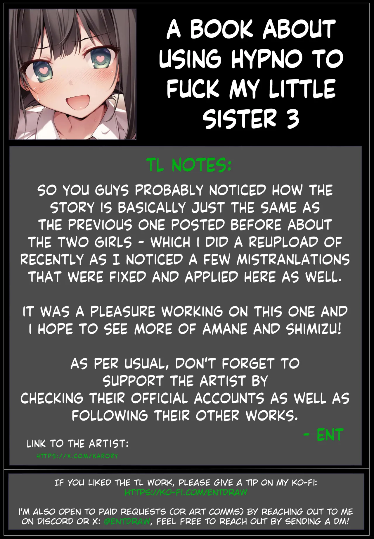 [KAROMIX (karory)]Imouto to (Saimin de) Ichaicha Suru Hon 3 | A Book about using Hypno to Fuck my Little Sister 3[English] [Entropy] [Digital] Page 27