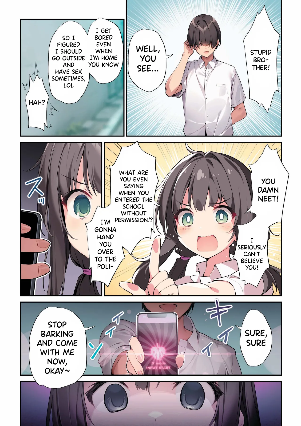 [KAROMIX (karory)]Imouto to (Saimin de) Ichaicha Suru Hon 3 | A Book about using Hypno to Fuck my Little Sister 3[English] [Entropy] [Digital] Page 5