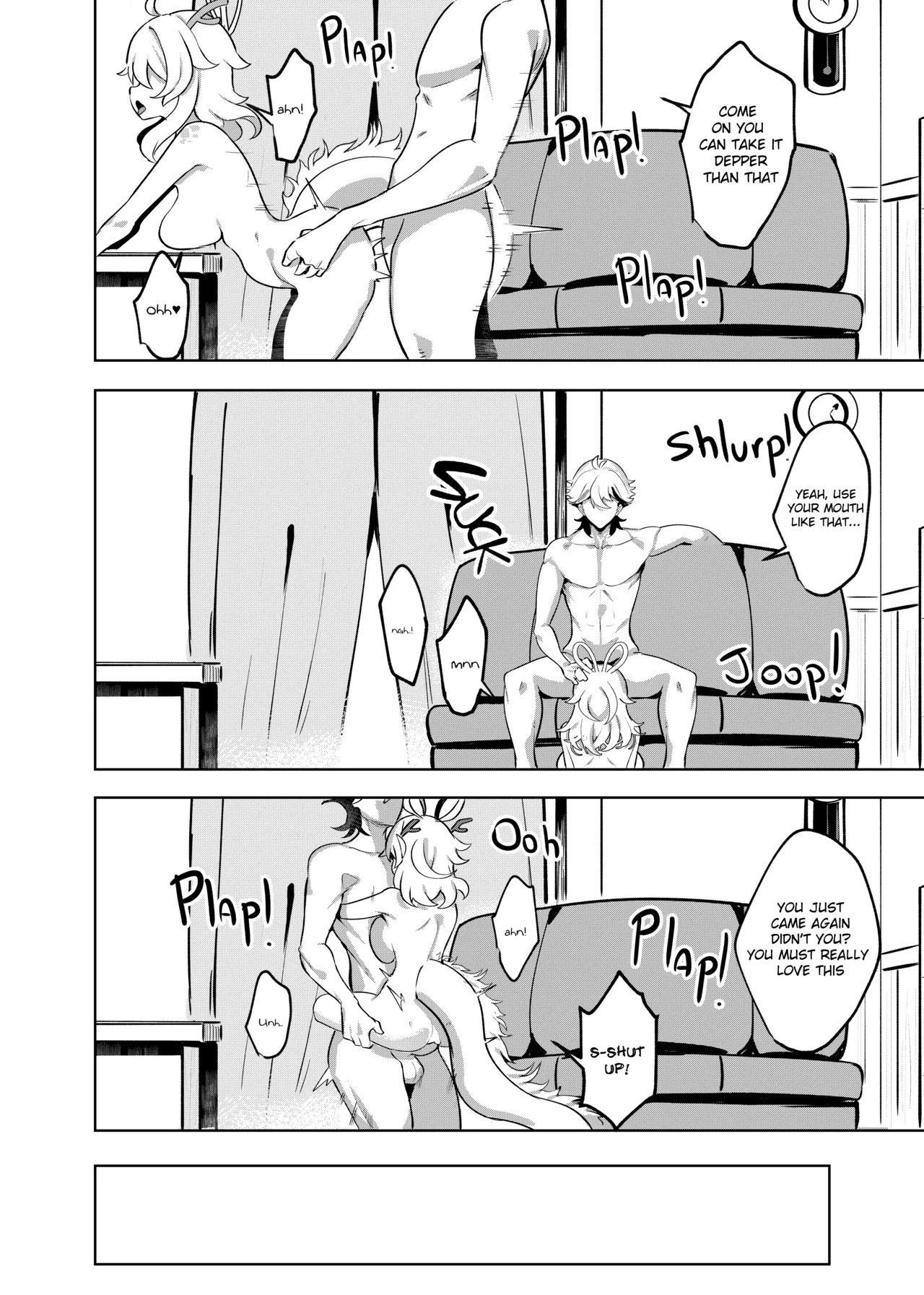 [Onigashima (Onigensou)]The Dragon became a slave to pleasure[English] Page 14