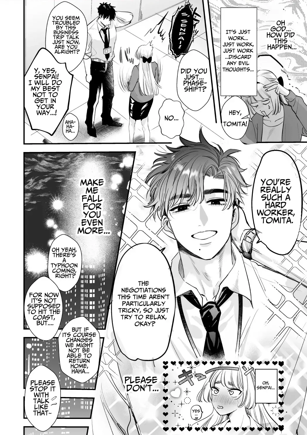 [Rewr]Kaerenai Futari ~Taifuu no Yoru, Akogare no Senpai to...Aibeya Dekiai Nama Koubi~ | They Can't Go Back ~Alone with Senpai on a Typhoon Night~[English] Page 12