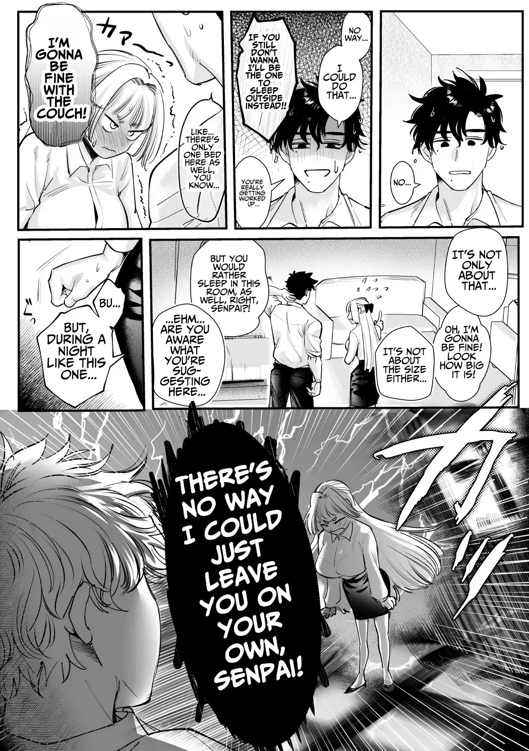 [Rewr]Kaerenai Futari ~Taifuu no Yoru, Akogare no Senpai to...Aibeya Dekiai Nama Koubi~ | They Can't Go Back ~Alone with Senpai on a Typhoon Night~[English] Page 16