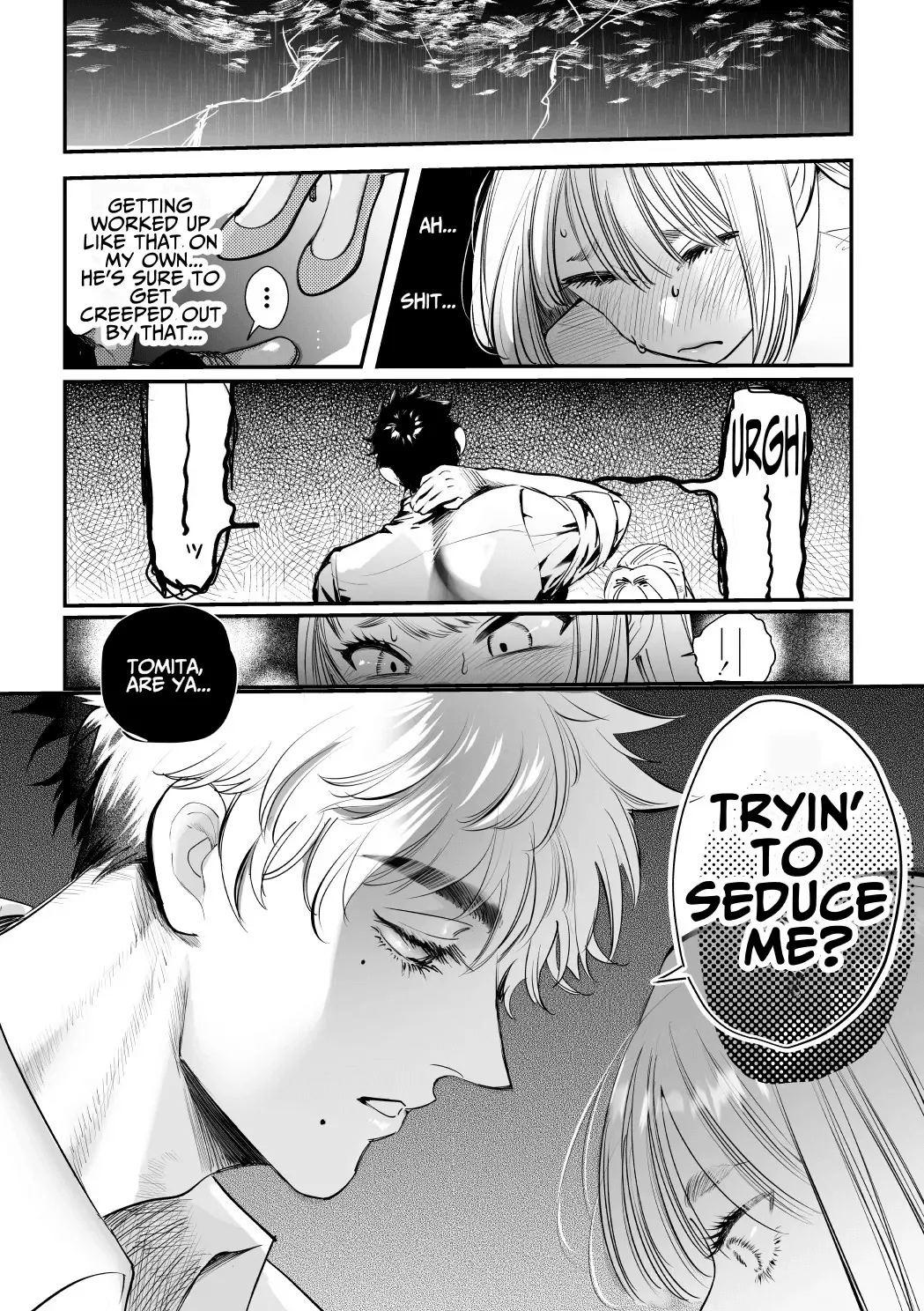 [Rewr]Kaerenai Futari ~Taifuu no Yoru, Akogare no Senpai to...Aibeya Dekiai Nama Koubi~ | They Can't Go Back ~Alone with Senpai on a Typhoon Night~[English] Page 17
