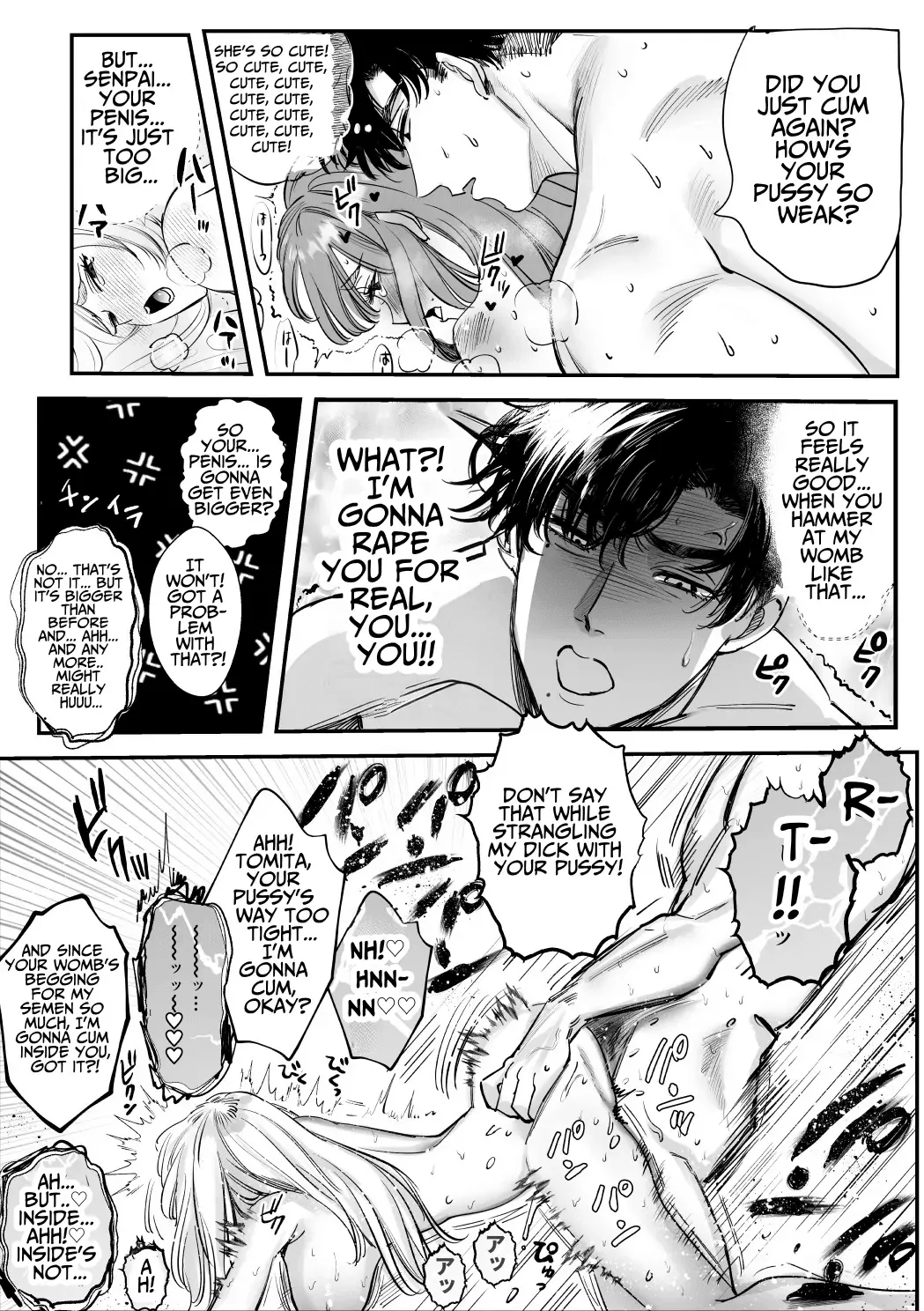[Rewr]Kaerenai Futari ~Taifuu no Yoru, Akogare no Senpai to...Aibeya Dekiai Nama Koubi~ | They Can't Go Back ~Alone with Senpai on a Typhoon Night~[English] Page 41
