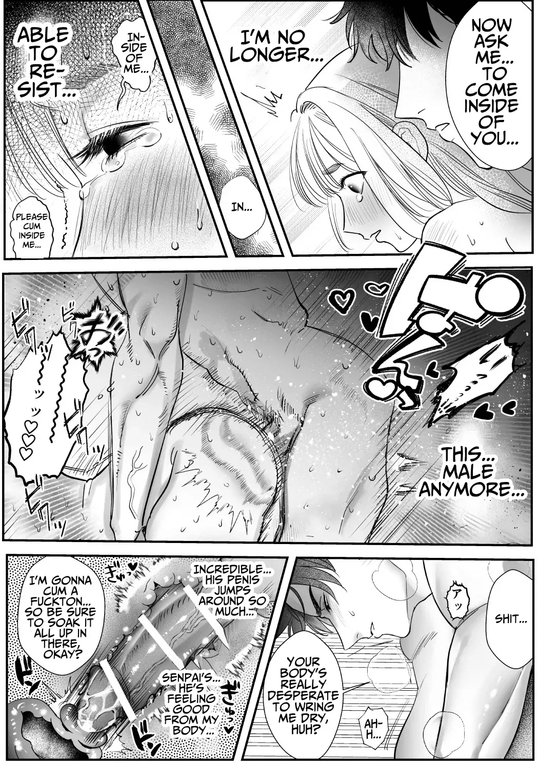 [Rewr]Kaerenai Futari ~Taifuu no Yoru, Akogare no Senpai to...Aibeya Dekiai Nama Koubi~ | They Can't Go Back ~Alone with Senpai on a Typhoon Night~[English] Page 44