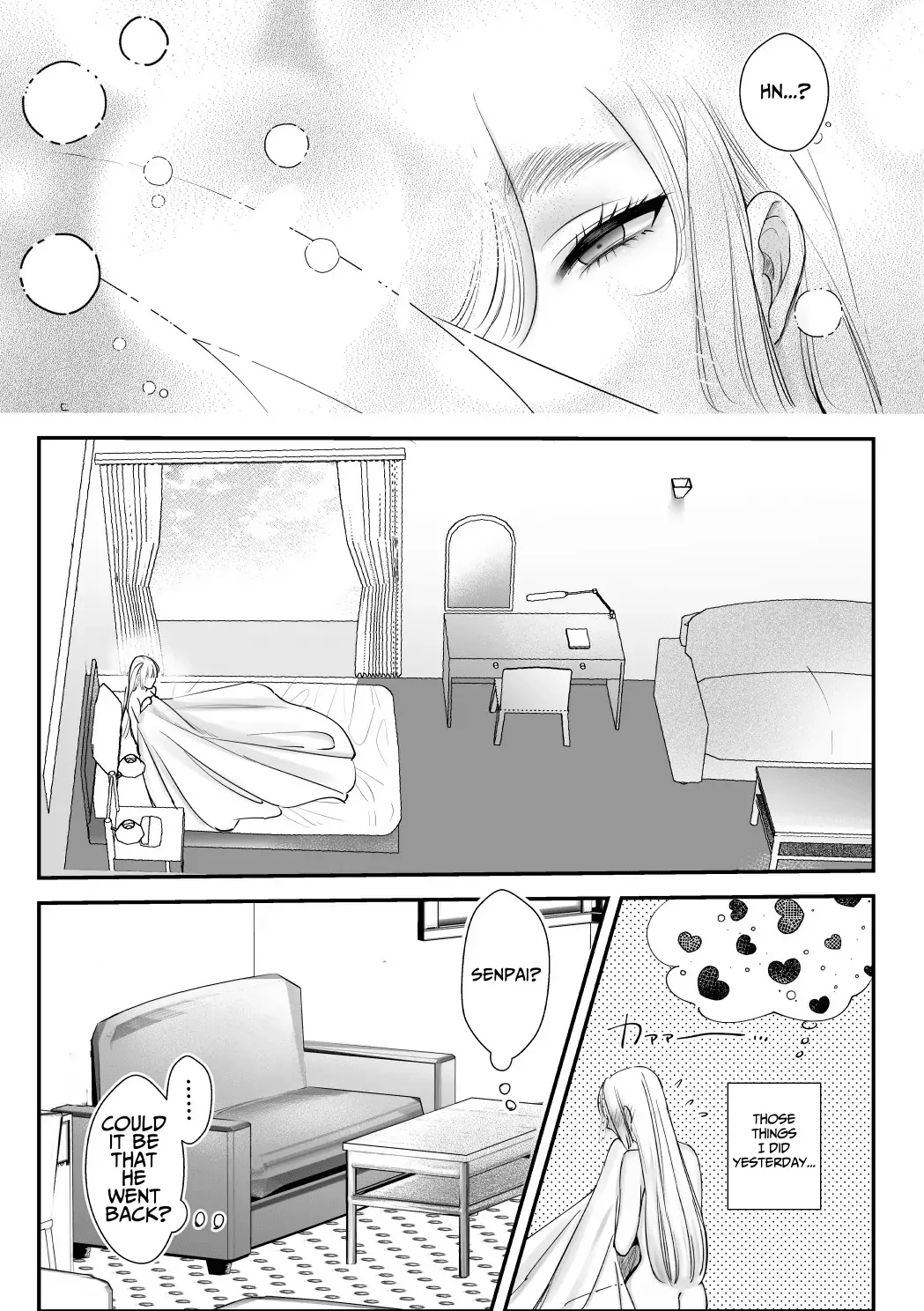 [Rewr]Kaerenai Futari ~Taifuu no Yoru, Akogare no Senpai to...Aibeya Dekiai Nama Koubi~ | They Can't Go Back ~Alone with Senpai on a Typhoon Night~[English] Page 47