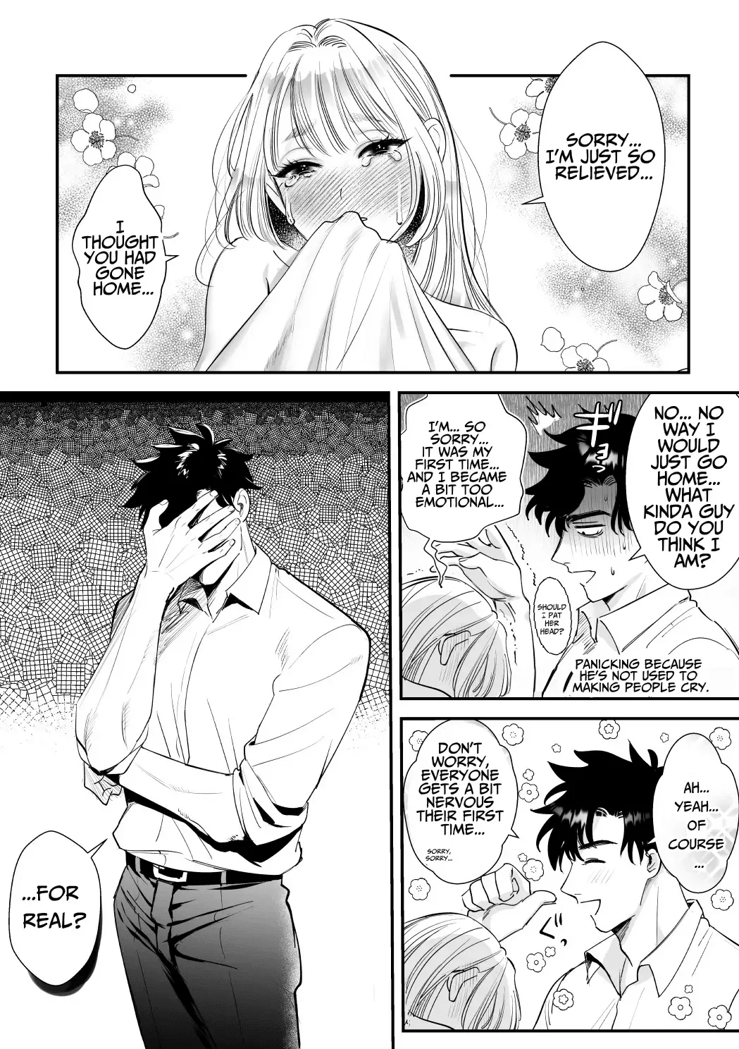 [Rewr]Kaerenai Futari ~Taifuu no Yoru, Akogare no Senpai to...Aibeya Dekiai Nama Koubi~ | They Can't Go Back ~Alone with Senpai on a Typhoon Night~[English] Page 50