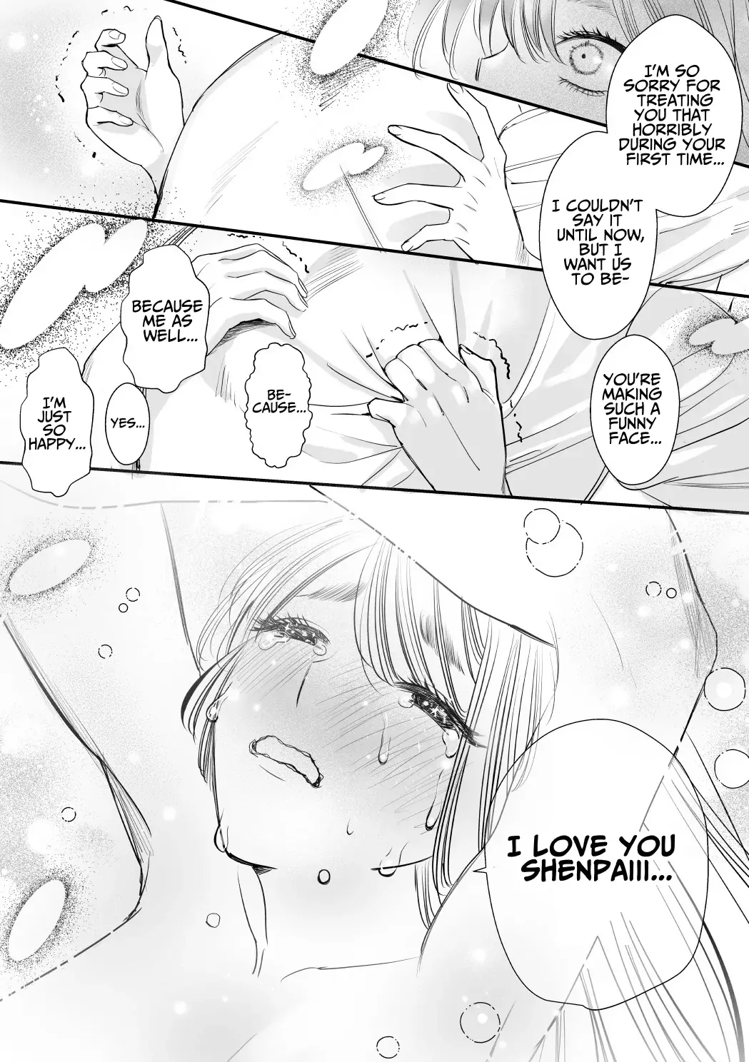 [Rewr]Kaerenai Futari ~Taifuu no Yoru, Akogare no Senpai to...Aibeya Dekiai Nama Koubi~ | They Can't Go Back ~Alone with Senpai on a Typhoon Night~[English] Page 53