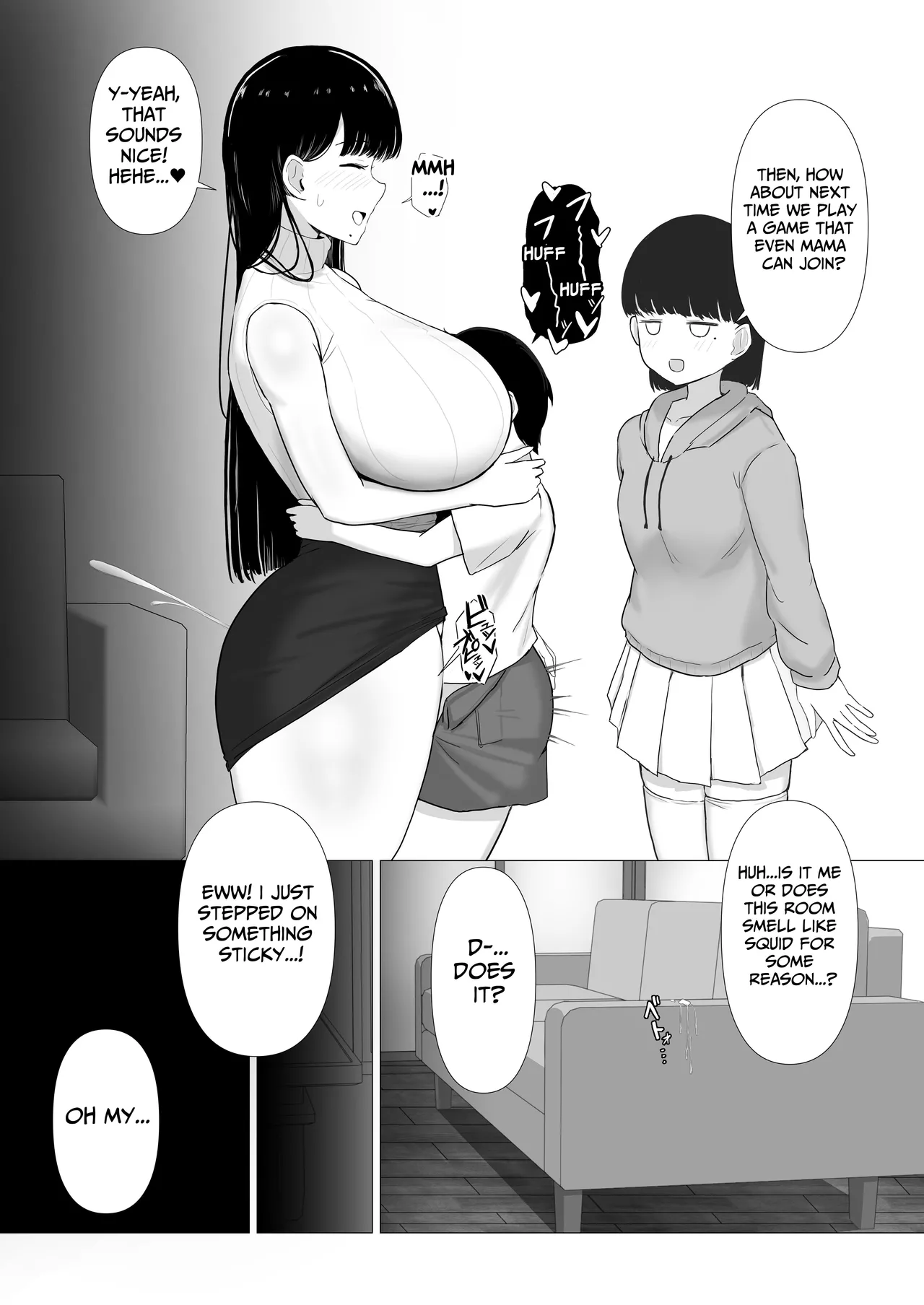 [Pastaskii]Ottori Mama Musume no Osananajimi to Naisho no Kozukuri | A Gentle Mommy Who Secretly Makes Babies With Her Daughter's Childhood Friend[English] [tsuyoshi] Page 13