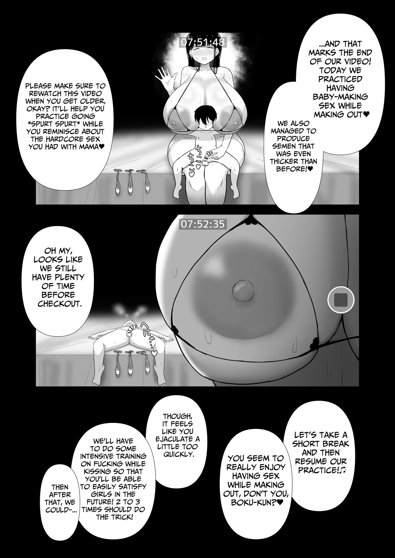 [Pastaskii]Ottori Mama Musume no Osananajimi to Naisho no Kozukuri | A Gentle Mommy Who Secretly Makes Babies With Her Daughter's Childhood Friend[English] [tsuyoshi] Page 39